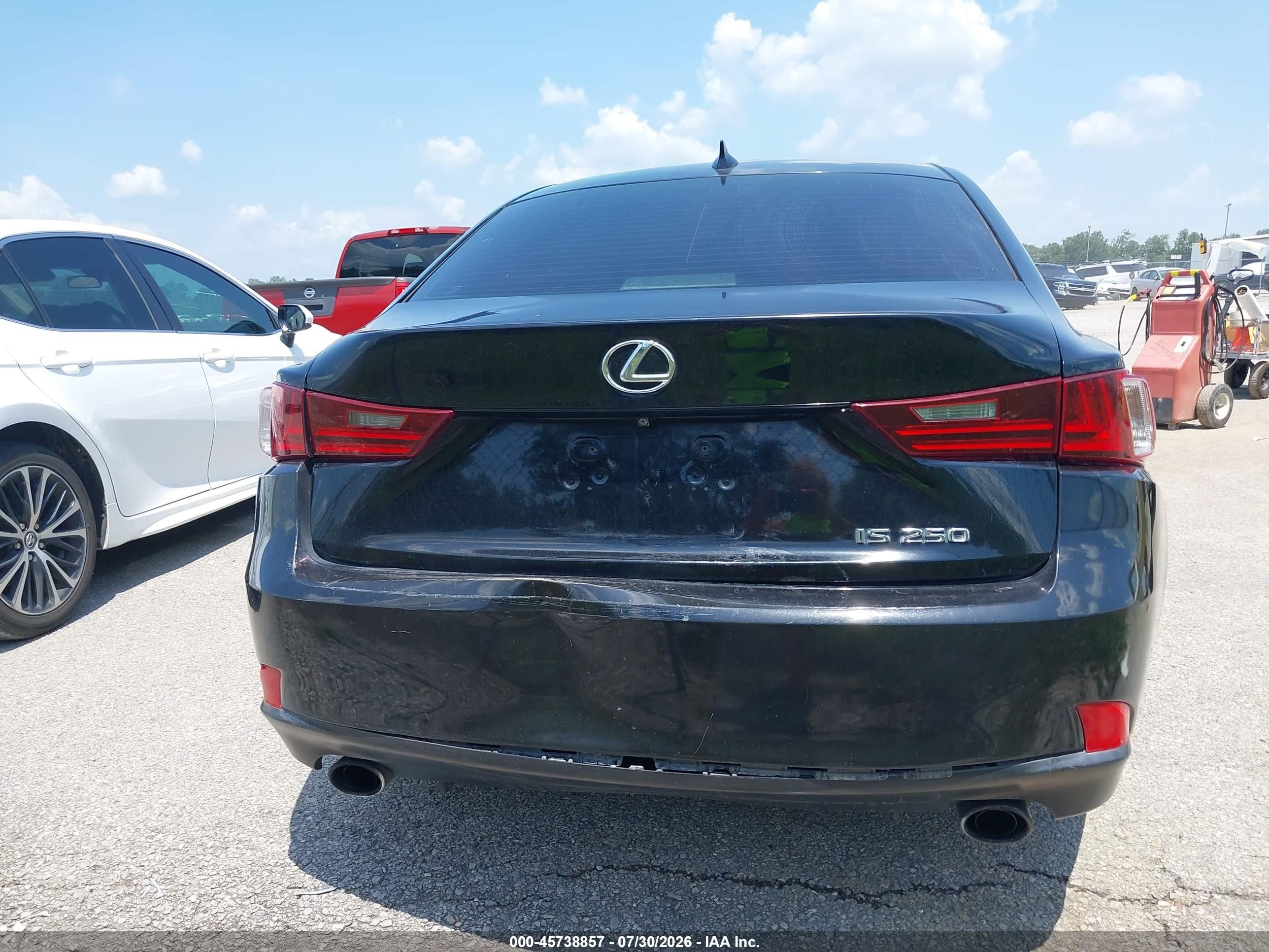 2014 Lexus Is 250   Черный vin: JTHBF1D23E5035097