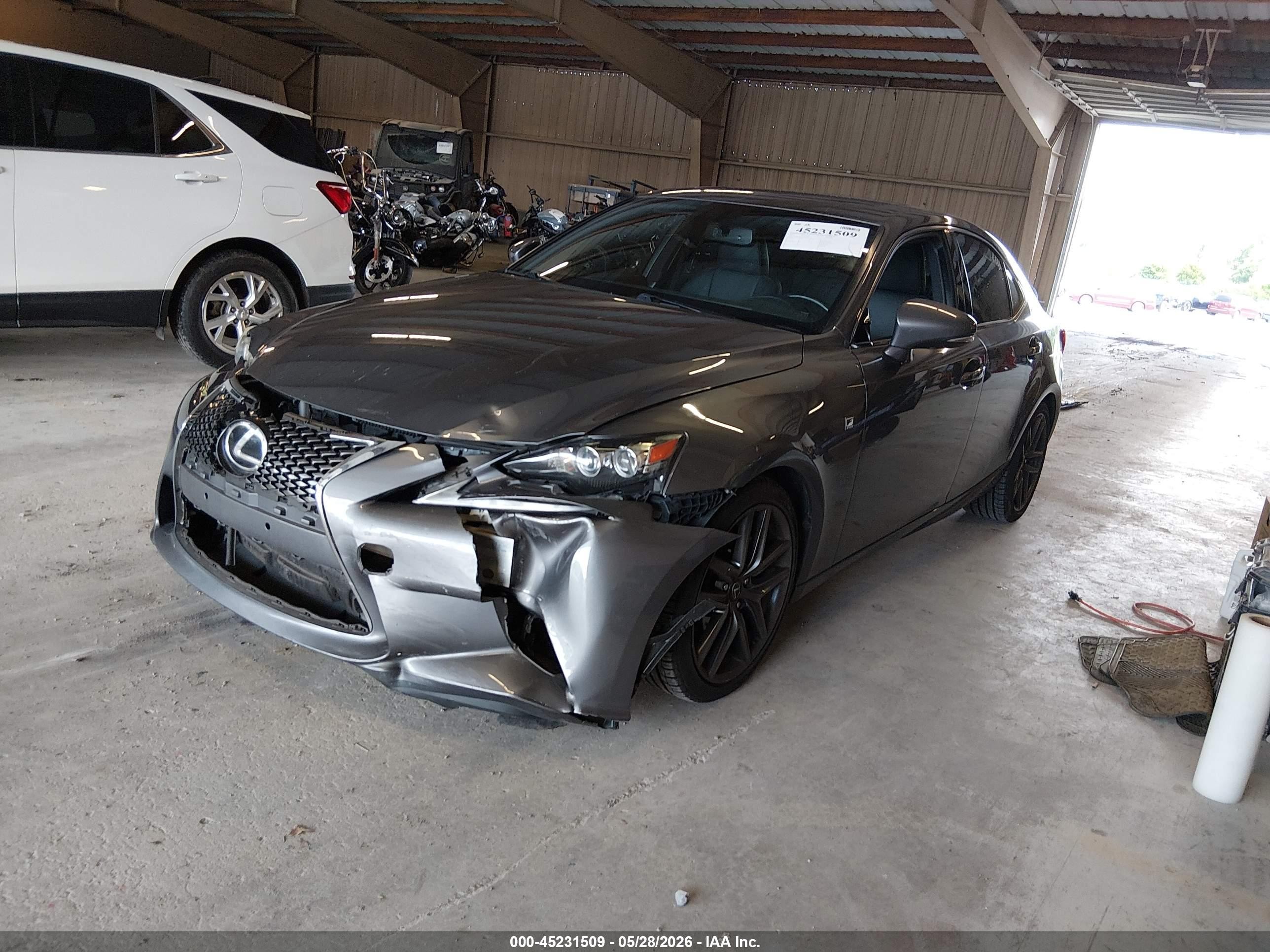 2015 Lexus Is 250 Gray vin: JTHBF1D23F5045744
