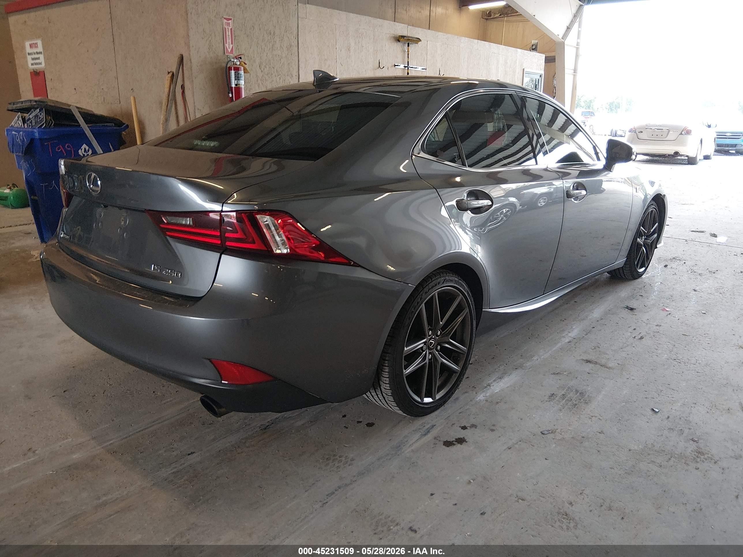 2015 Lexus Is 250 Gray vin: JTHBF1D23F5045744