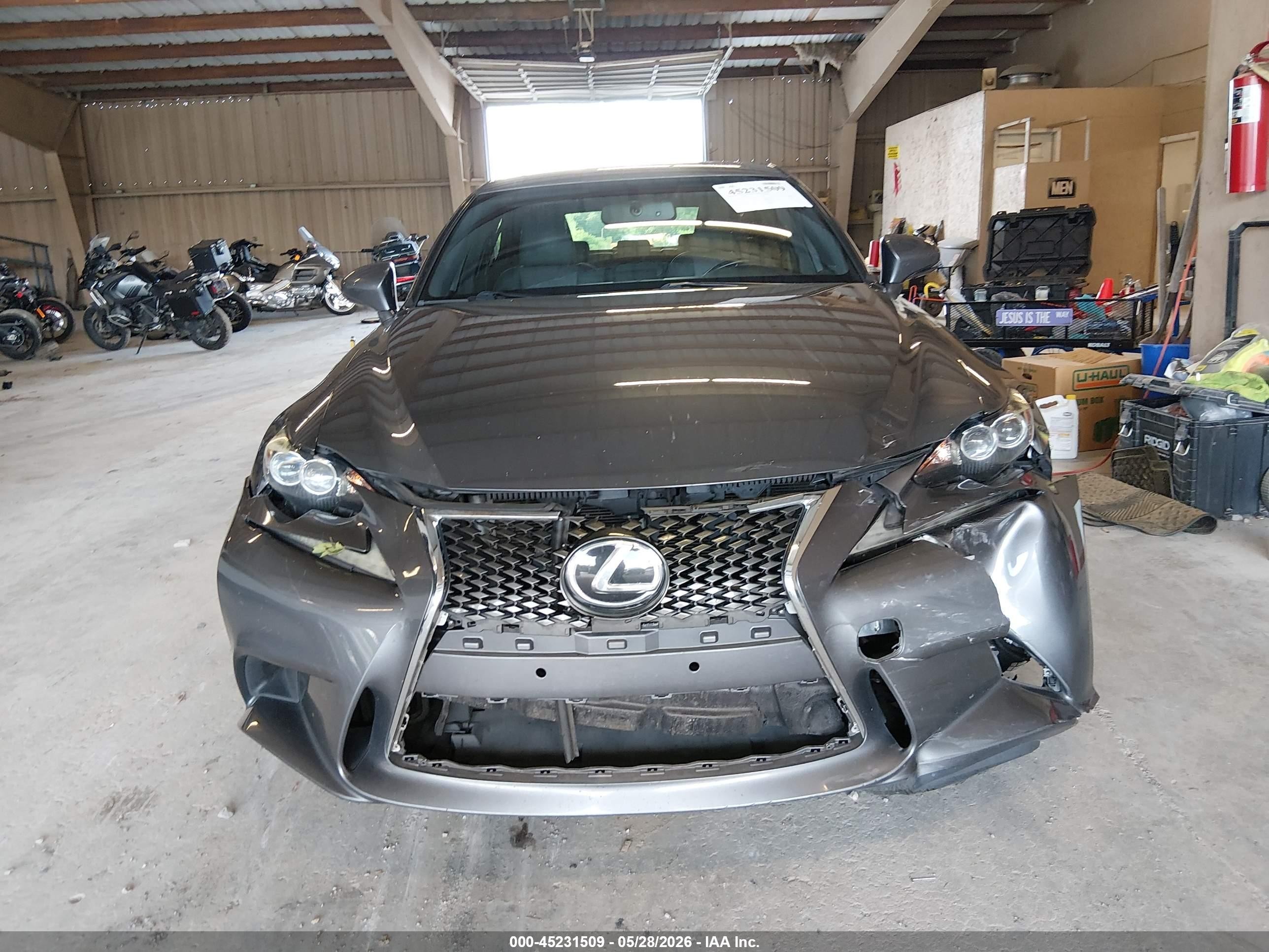 2015 Lexus Is 250 Gray vin: JTHBF1D23F5045744