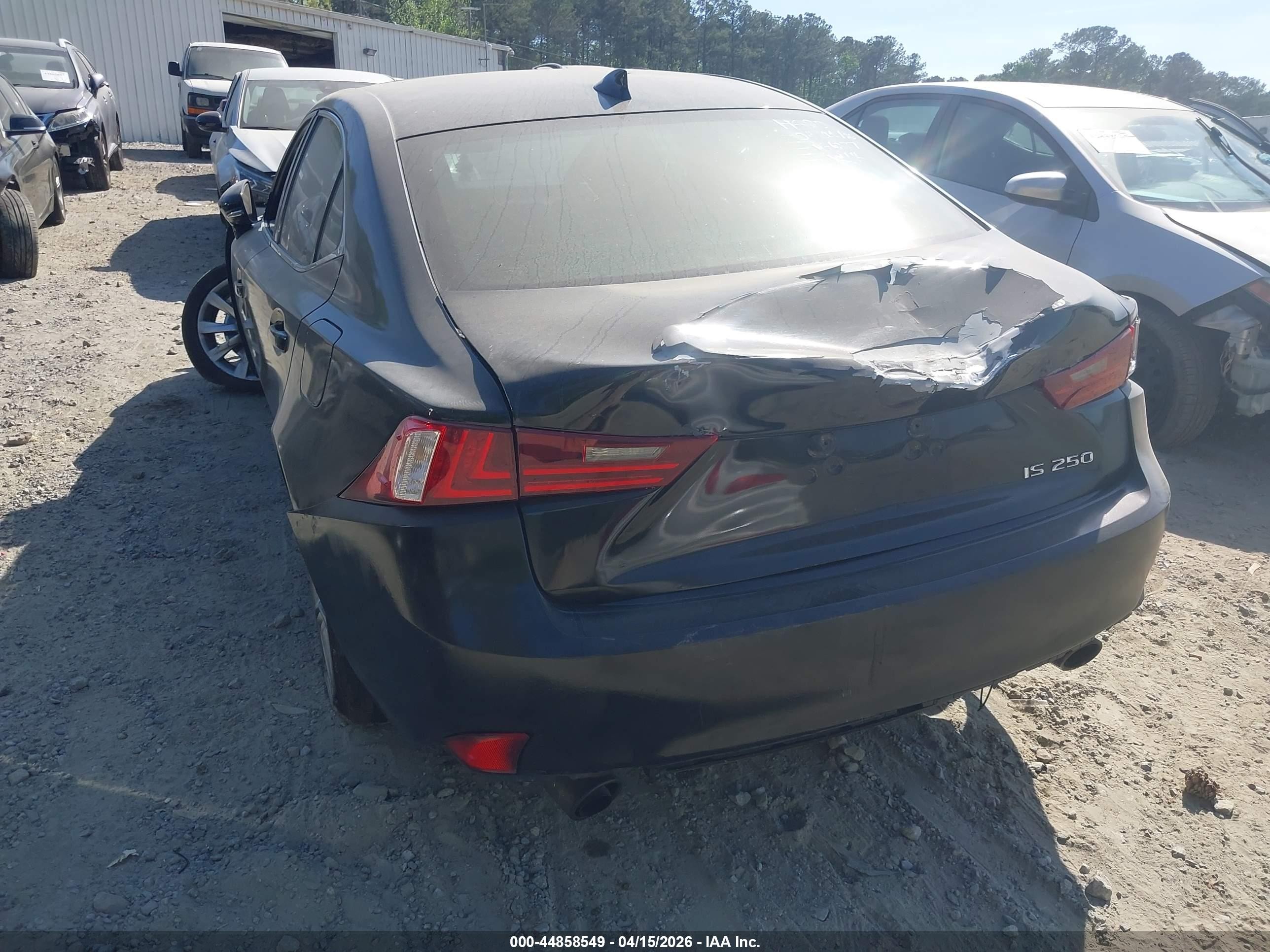 2015 Lexus Is 250   Black vin: JTHBF1D23F5046277