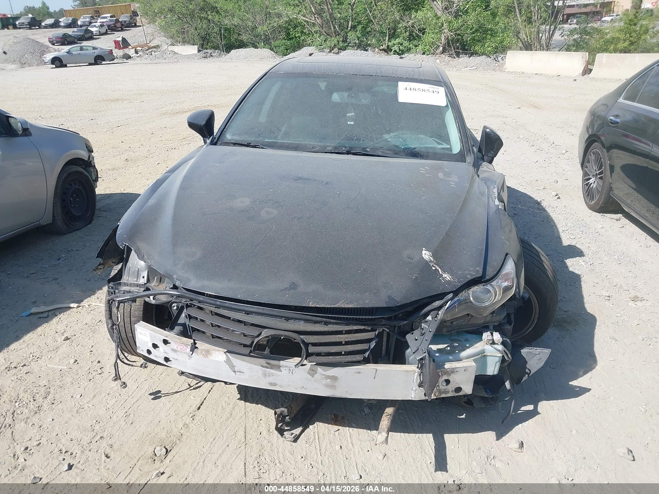 2015 Lexus Is 250   Black vin: JTHBF1D23F5046277