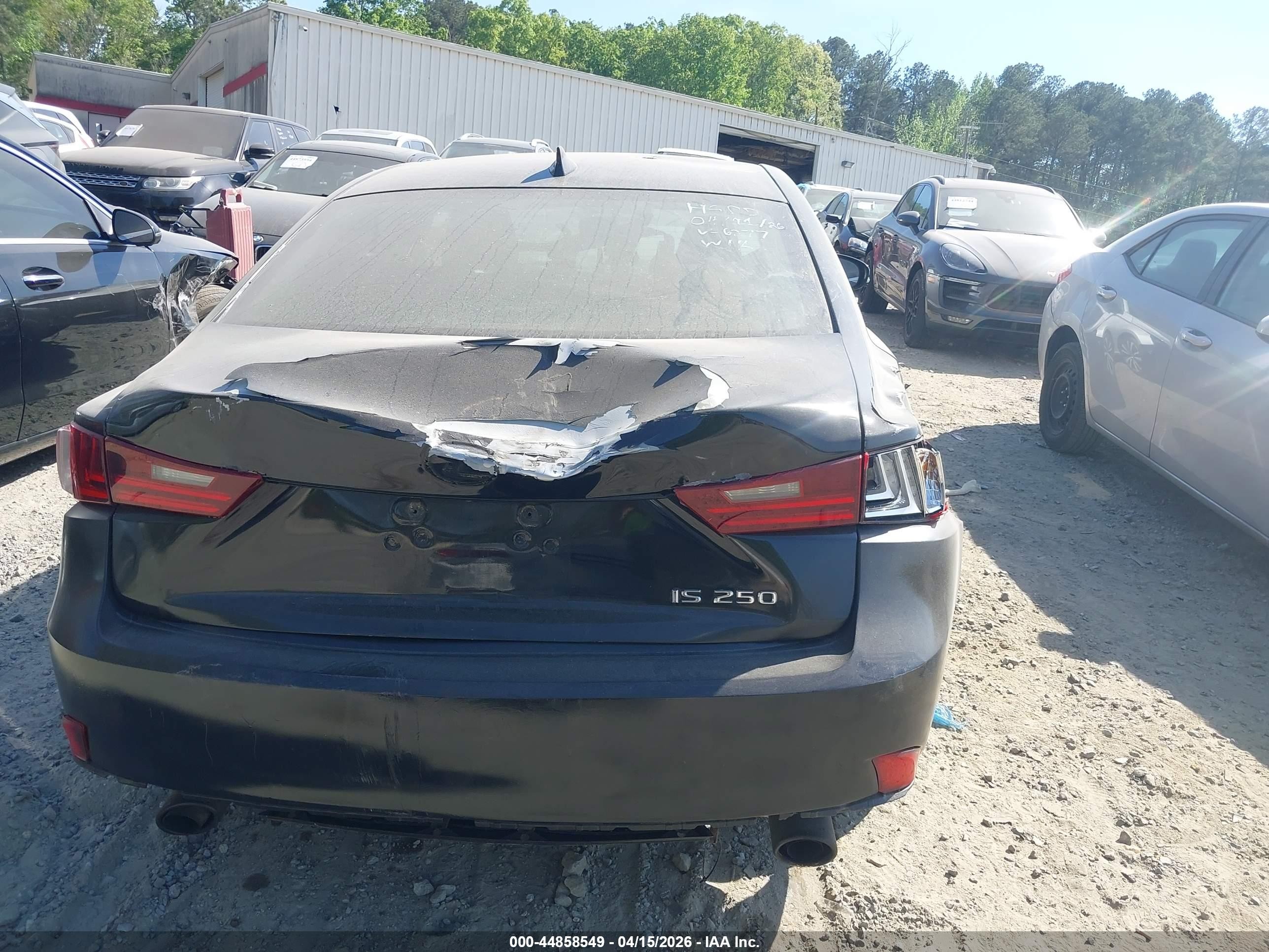 2015 Lexus Is 250   Black vin: JTHBF1D23F5046277