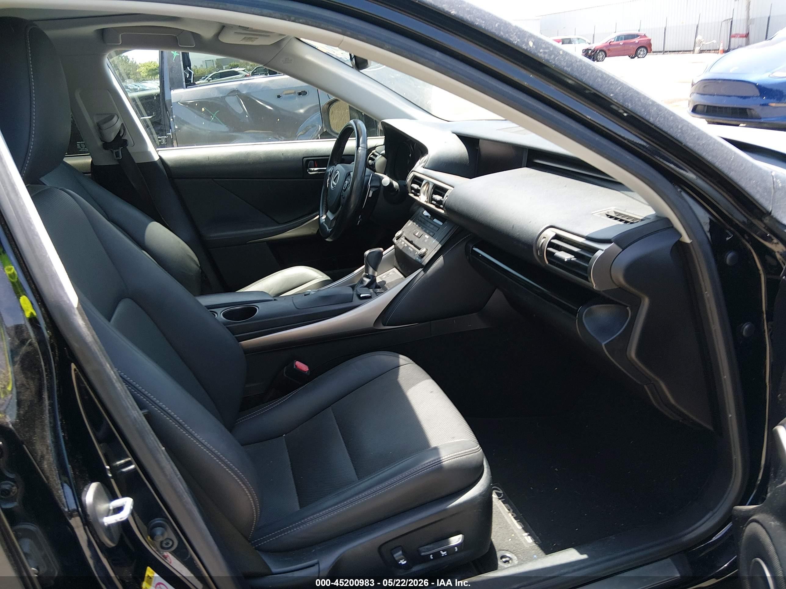 2015 Lexus Is 250   Черный vin: JTHBF1D23F5049342
