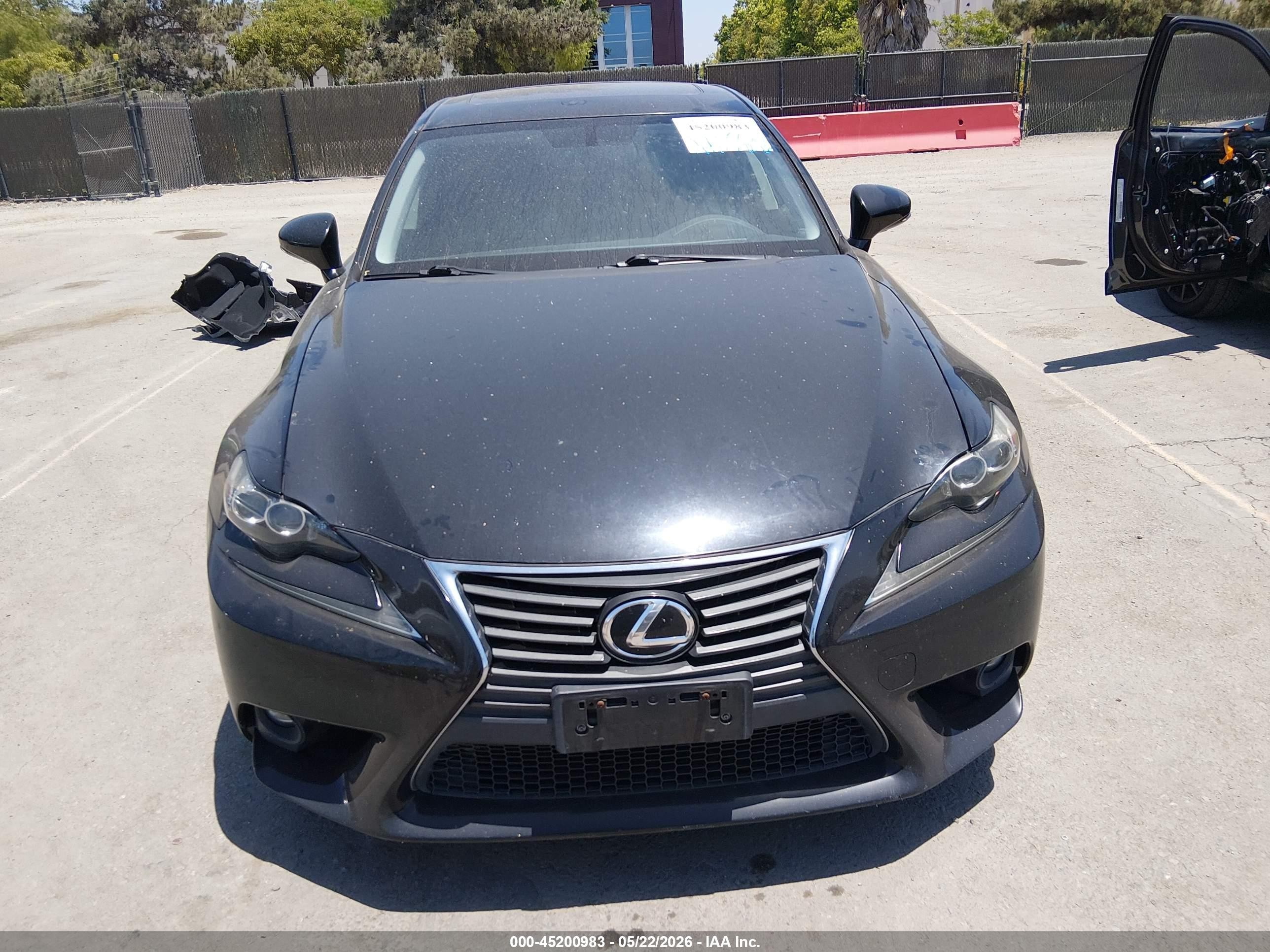 2015 Lexus Is 250   Черный vin: JTHBF1D23F5049342