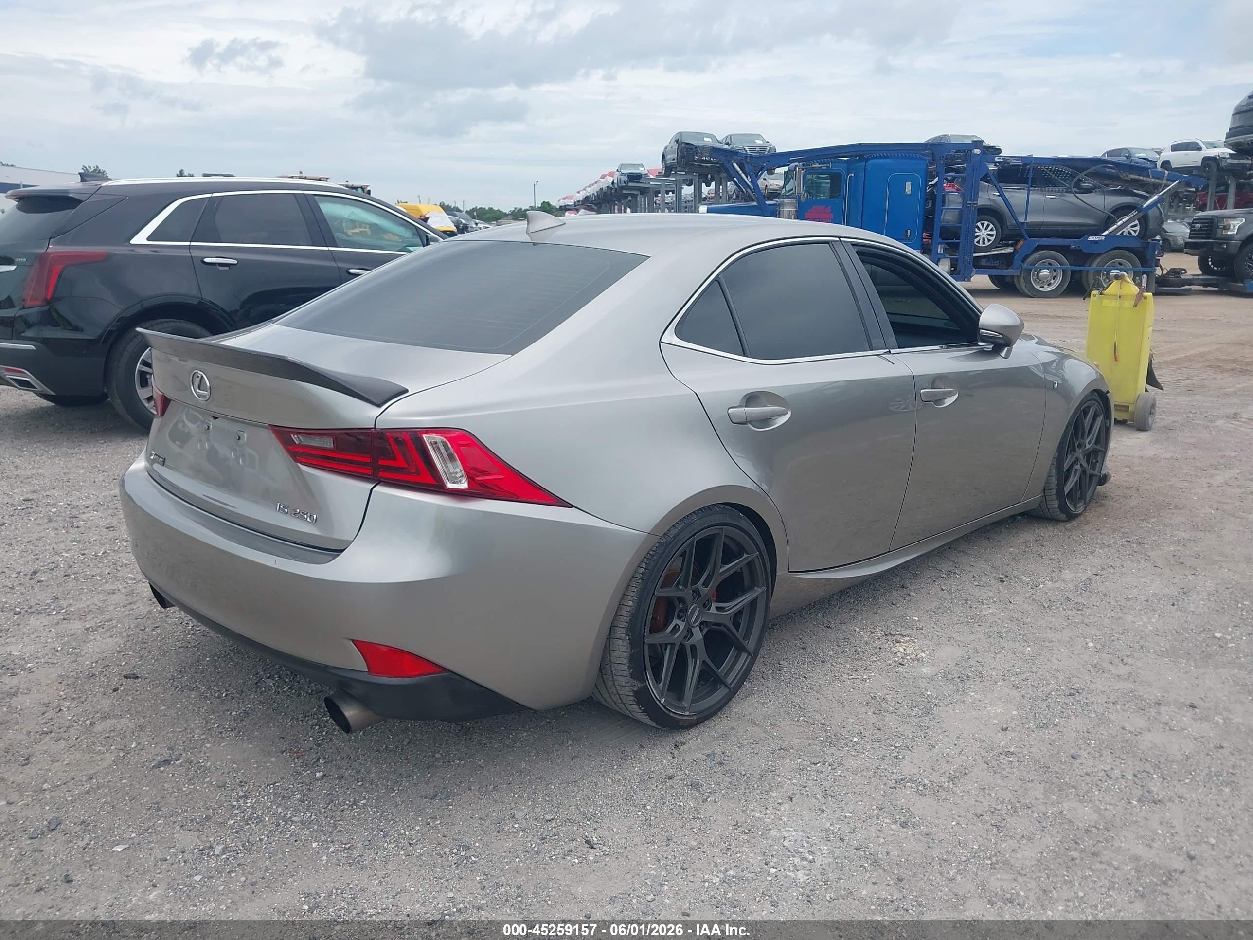 2015 Lexus Is 250   Gray vin: JTHBF1D23F5053570