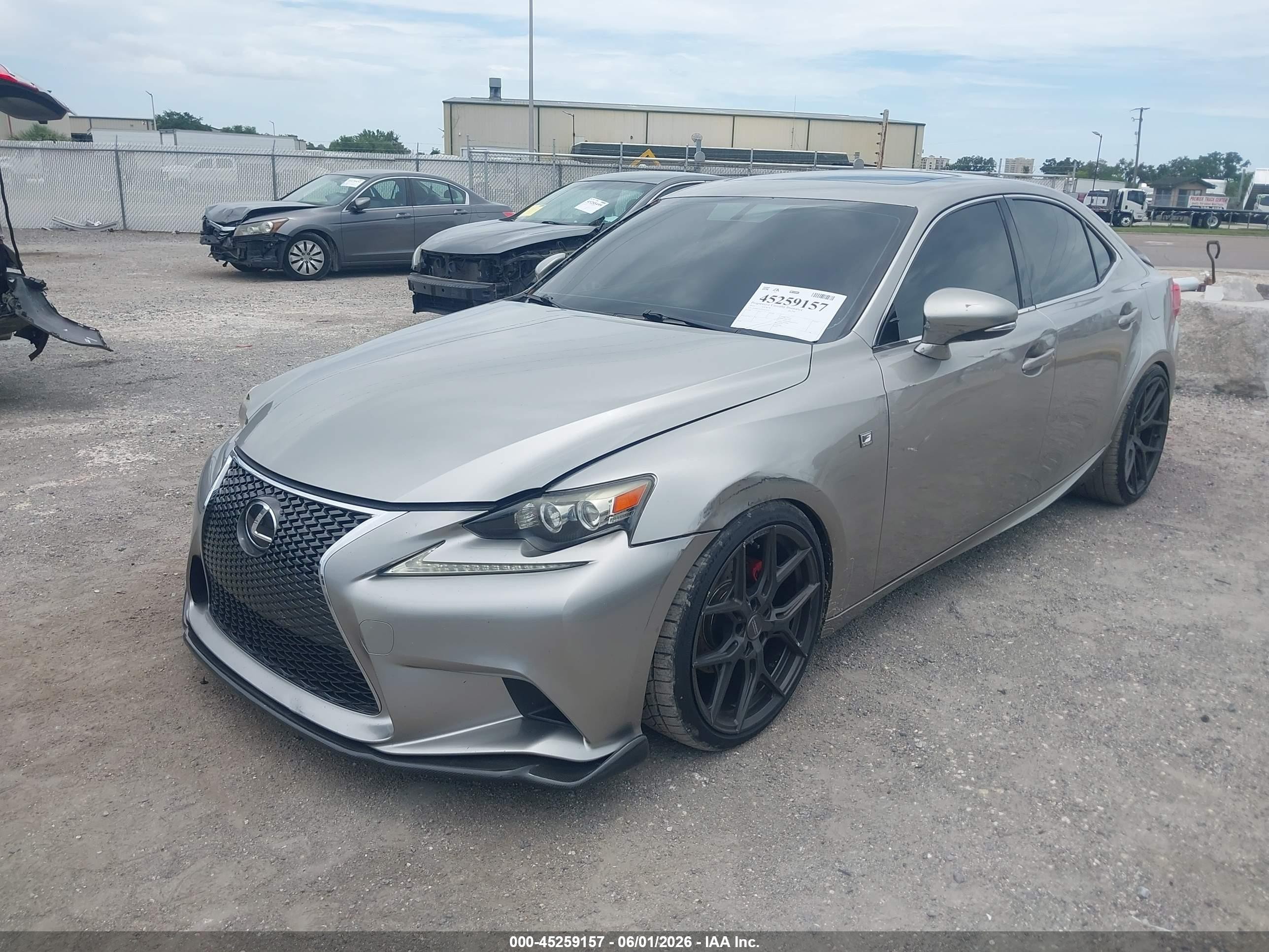 2015 Lexus Is 250   Gray vin: JTHBF1D23F5053570