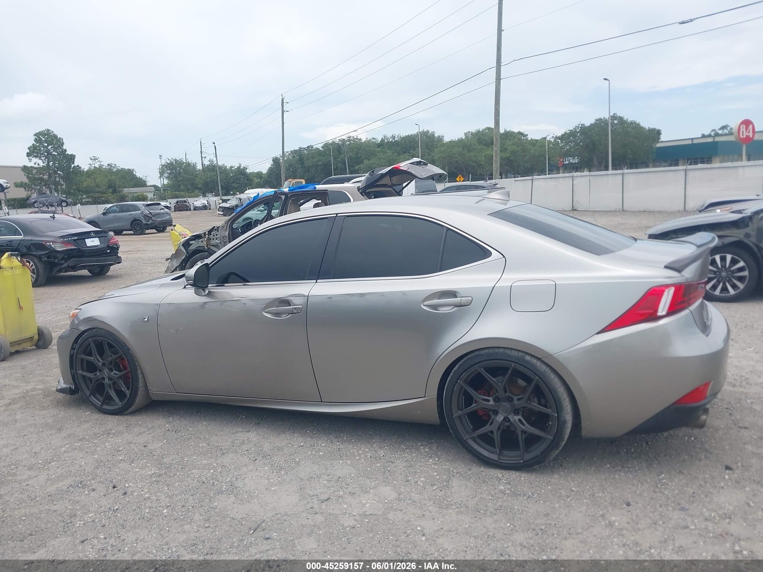 2015 Lexus Is 250   Gray vin: JTHBF1D23F5053570