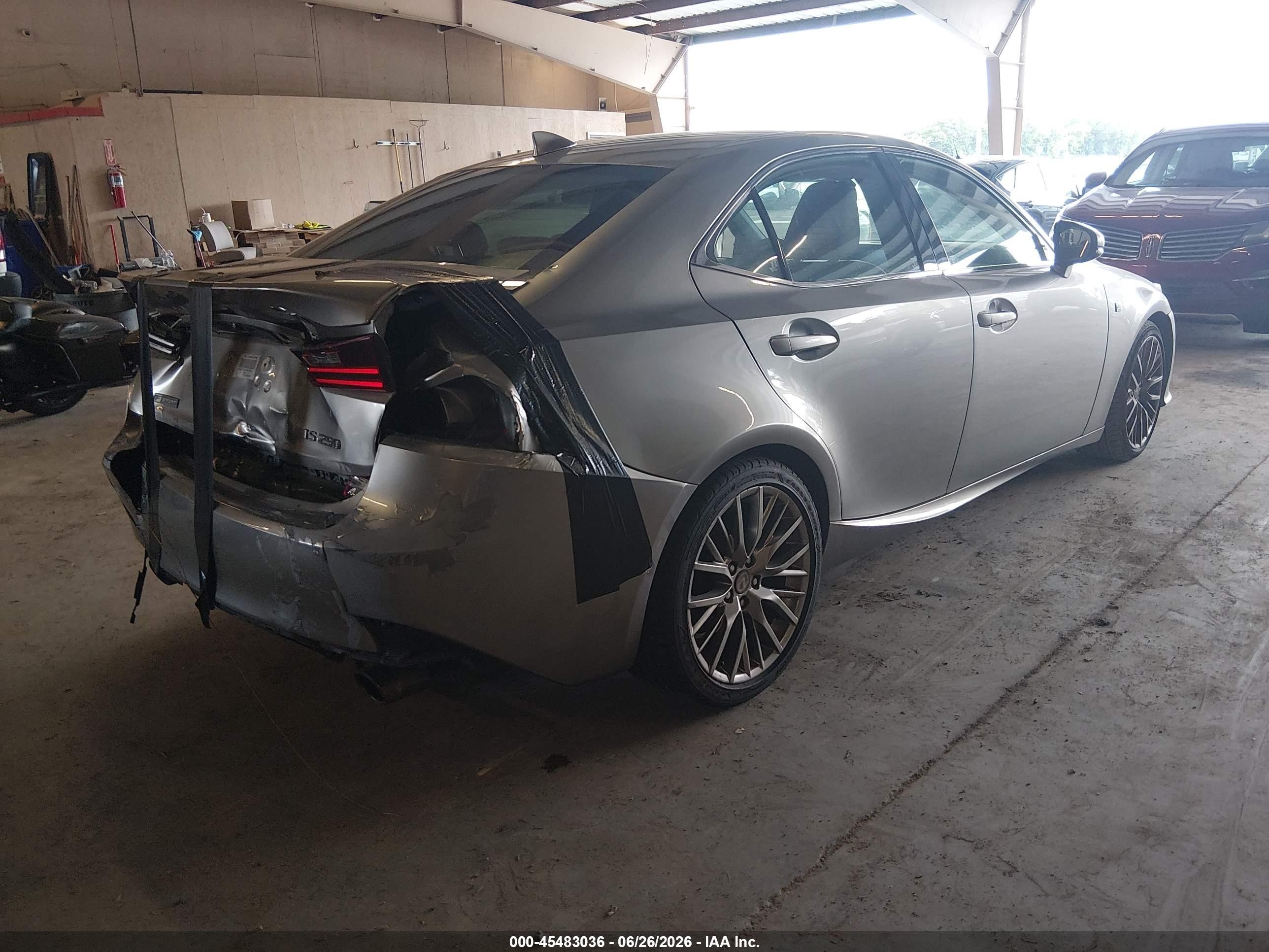 2015 Lexus Is 250   Silver vin: JTHBF1D23F5061569