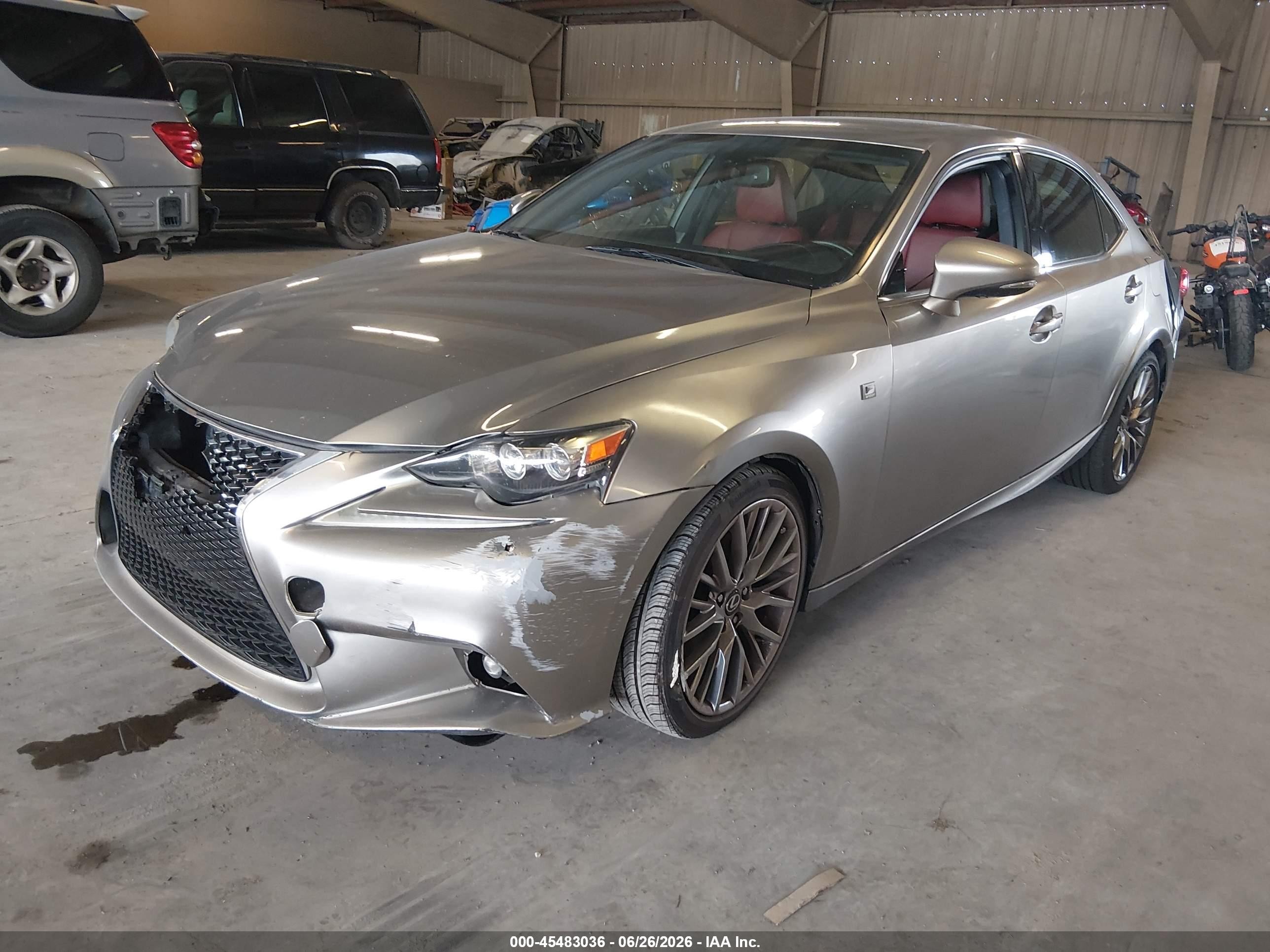 2015 Lexus Is 250   Silver vin: JTHBF1D23F5061569