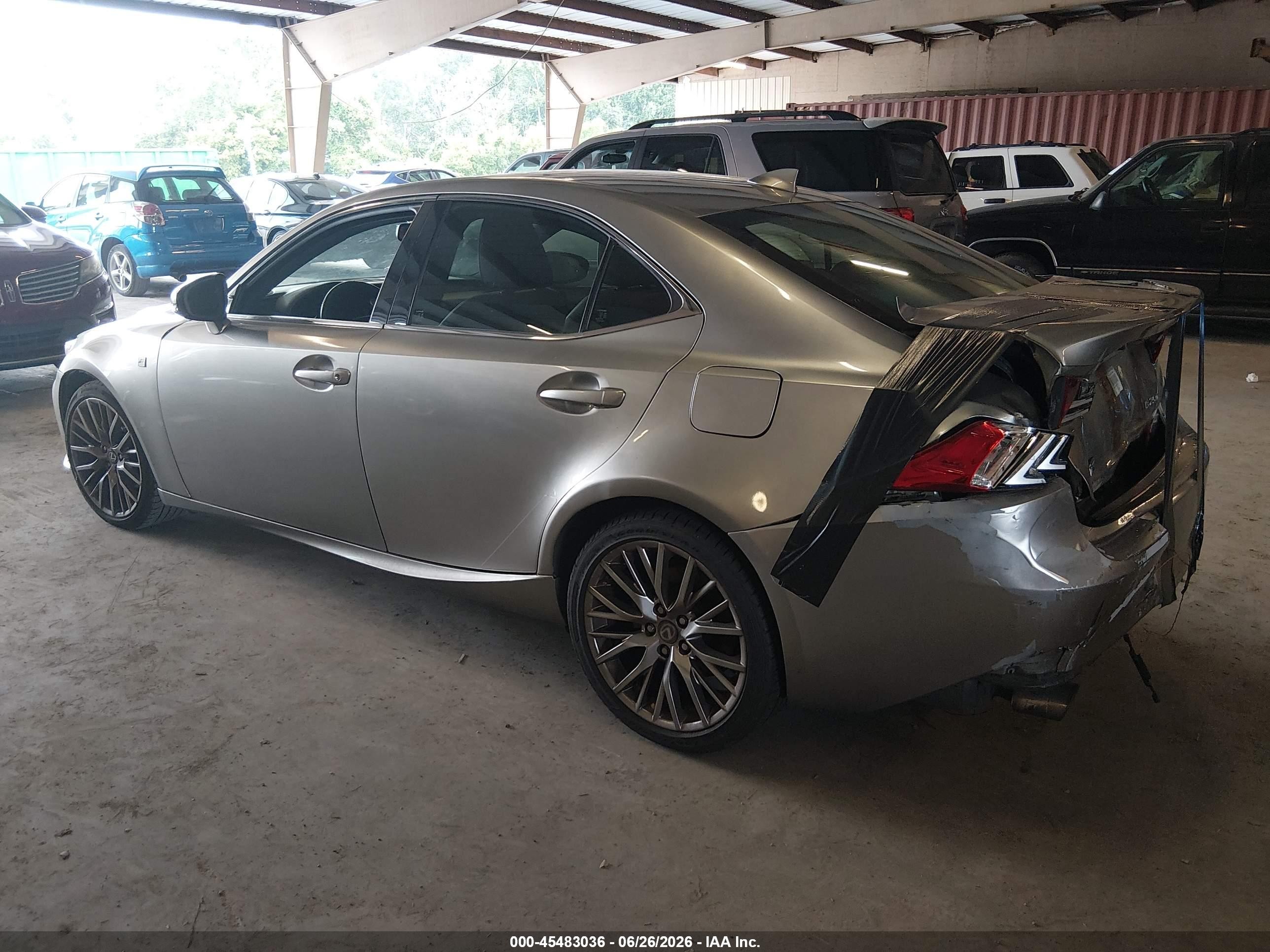 2015 Lexus Is 250   Silver vin: JTHBF1D23F5061569