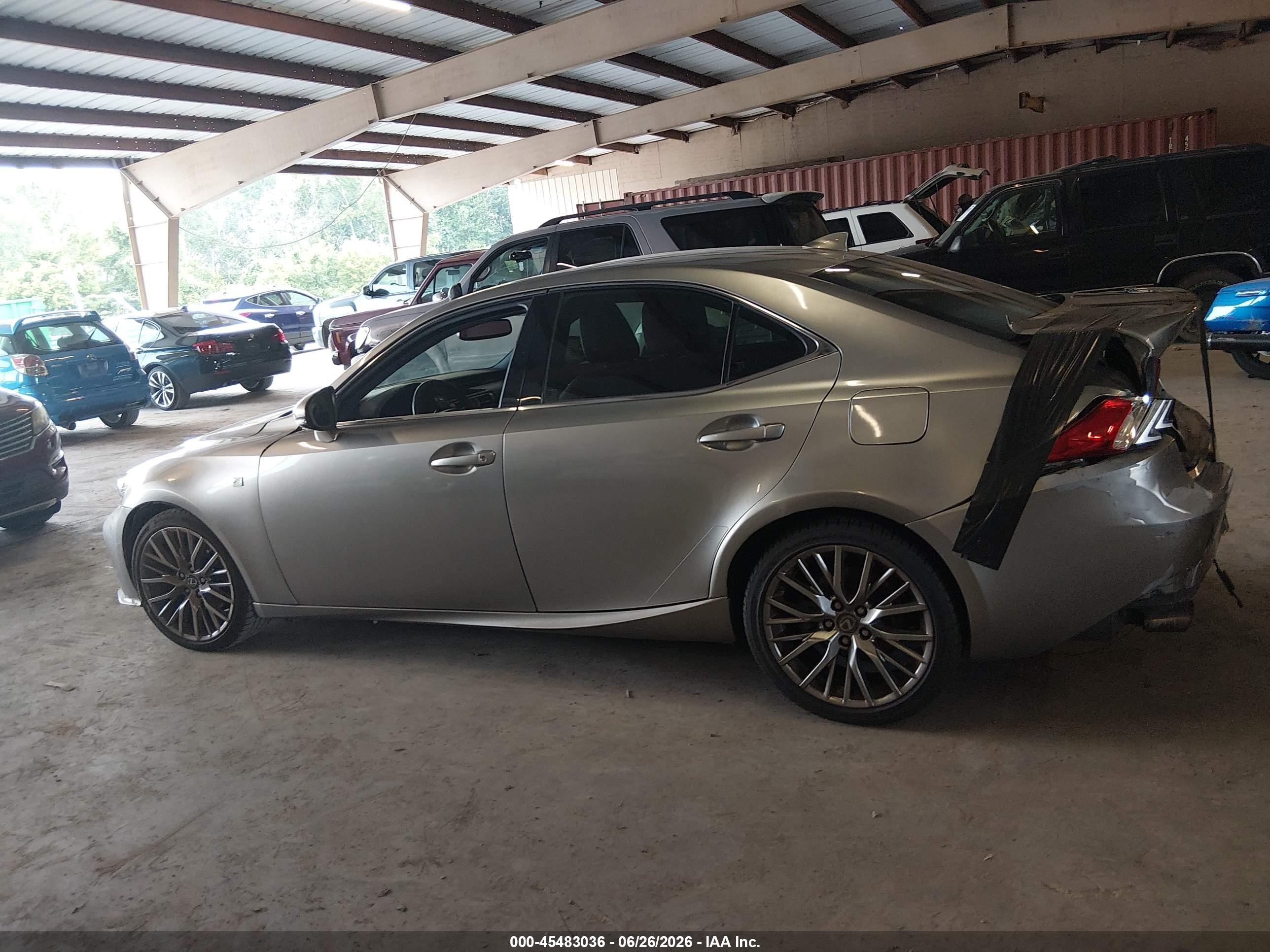 2015 Lexus Is 250   Silver vin: JTHBF1D23F5061569
