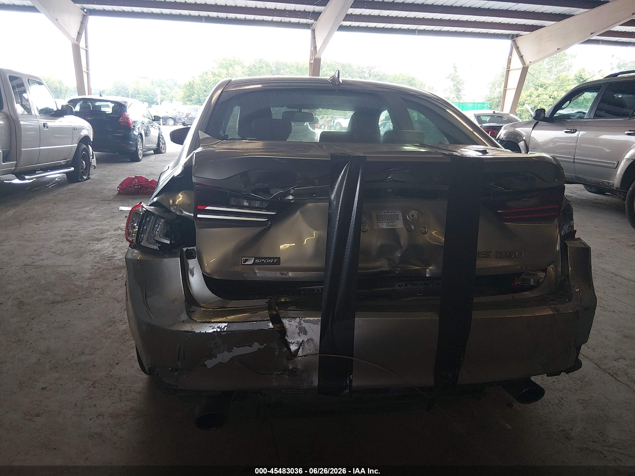 2015 Lexus Is 250   Silver vin: JTHBF1D23F5061569