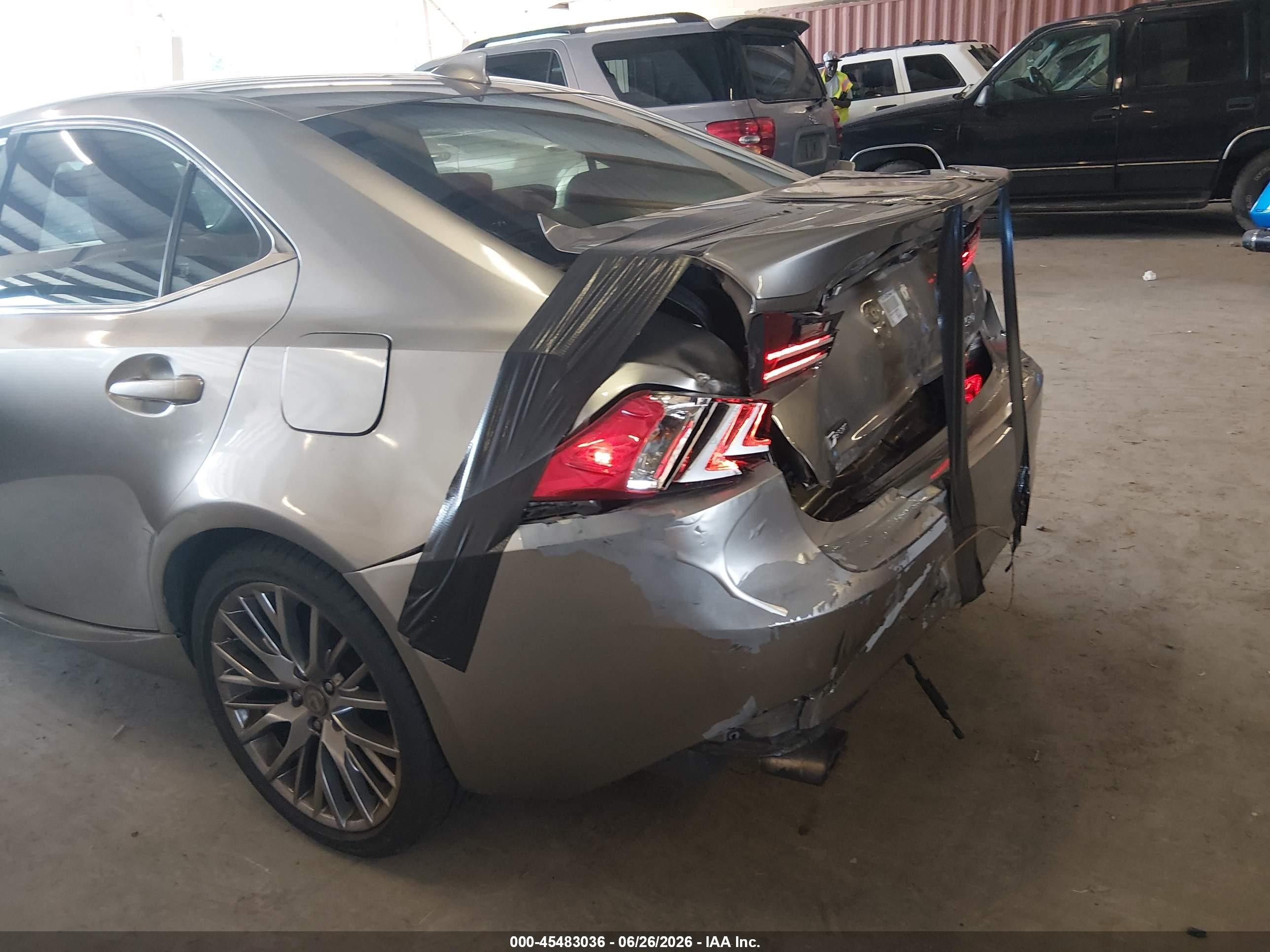 2015 Lexus Is 250   Silver vin: JTHBF1D23F5061569