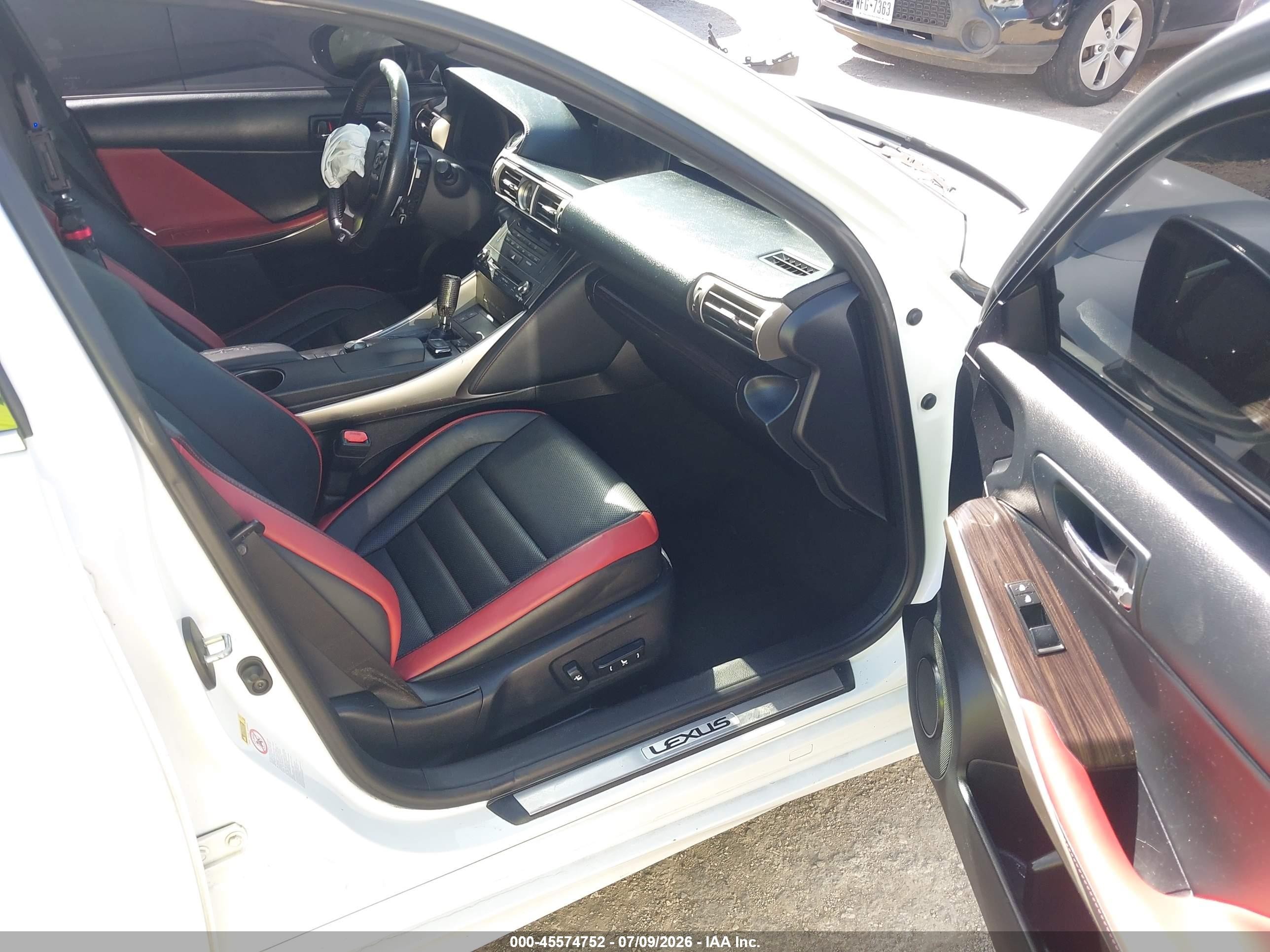 2015 Lexus Is 250 Crafted Line White vin: JTHBF1D23F5067422