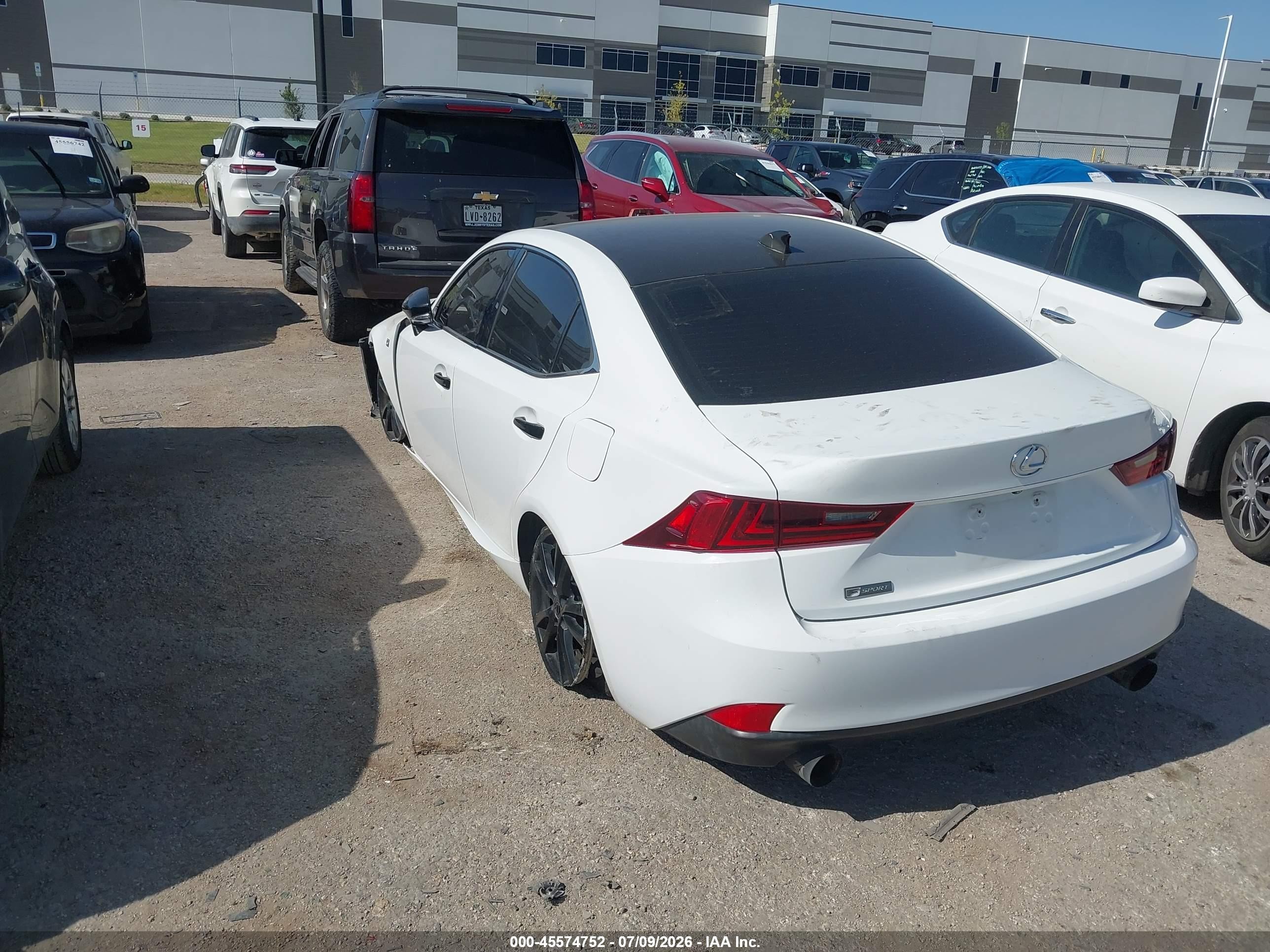 2015 Lexus Is 250 Crafted Line White vin: JTHBF1D23F5067422