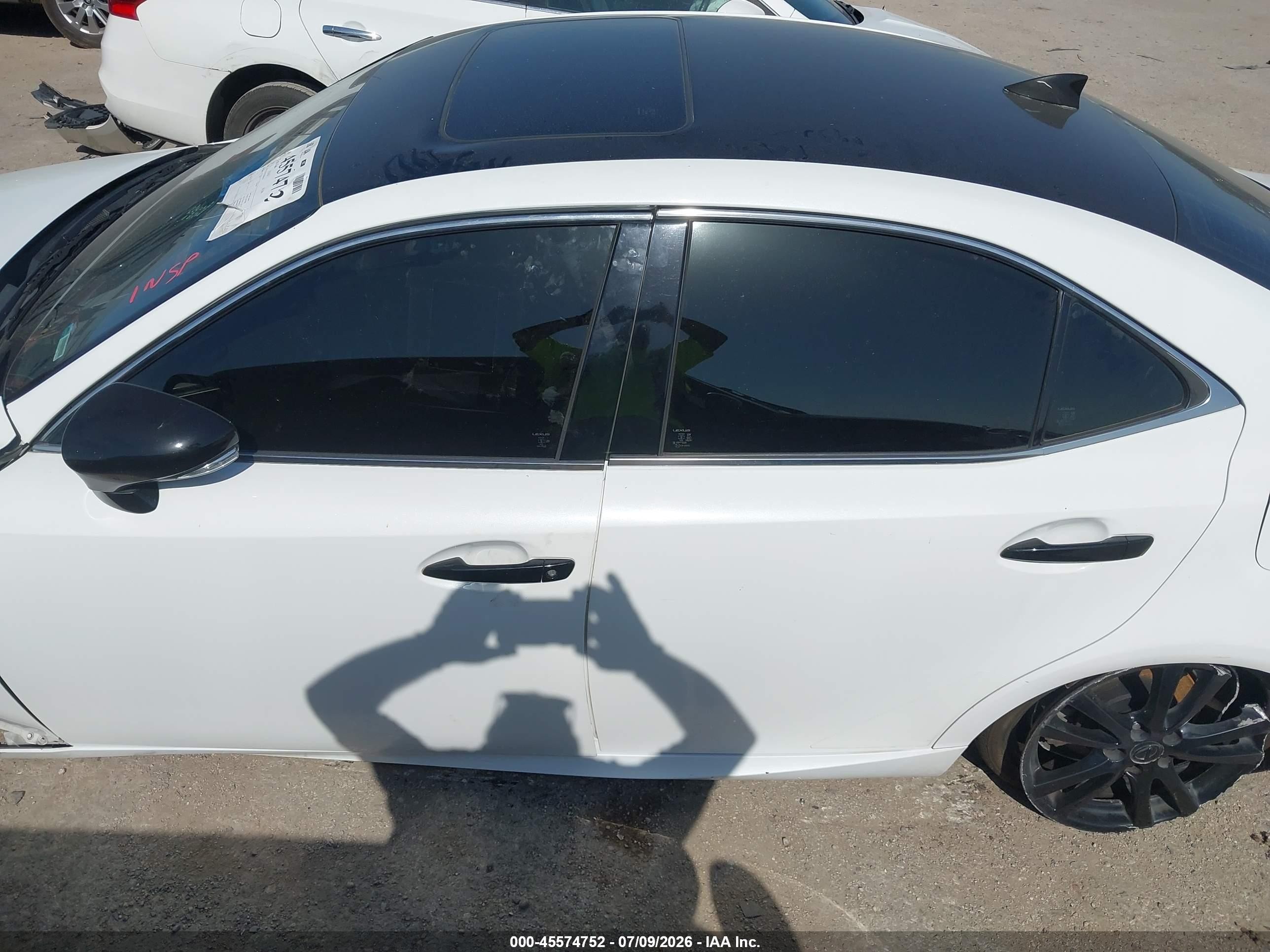 2015 Lexus Is 250 Crafted Line White vin: JTHBF1D23F5067422