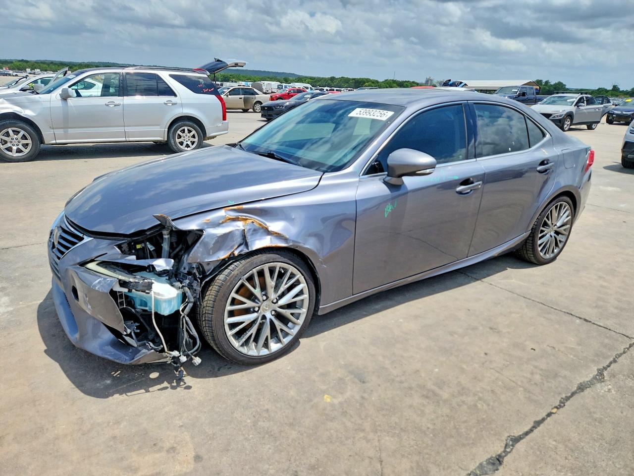 2015 Lexus Is 250 Gray vin: JTHBF1D23F5069431