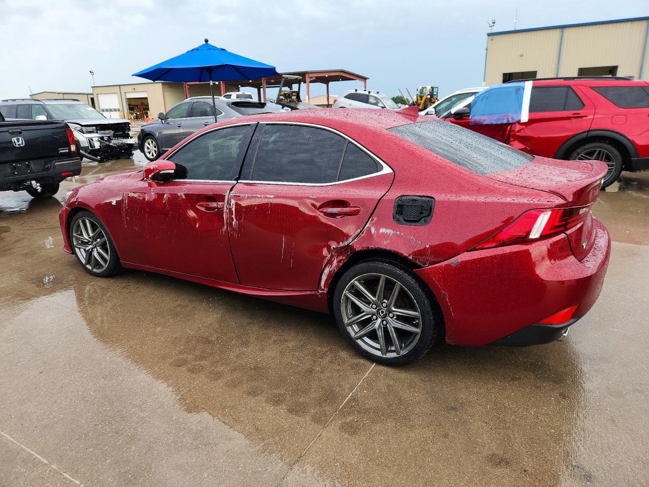 2015 Lexus Is 250 Красный vin: JTHBF1D23F5075830