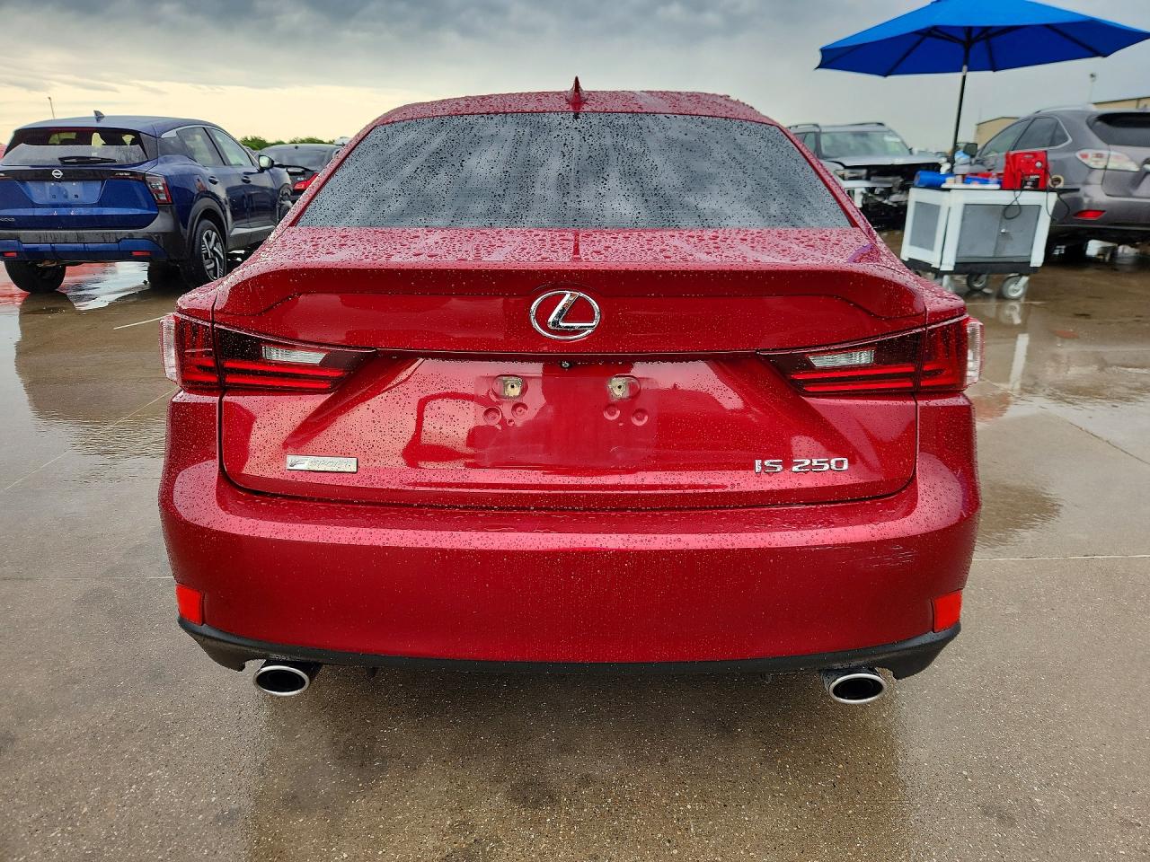 2015 Lexus Is 250 Красный vin: JTHBF1D23F5075830
