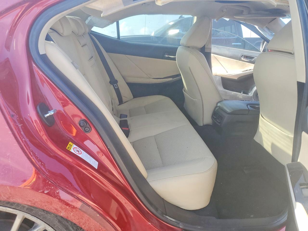 2015 Lexus Is 250 Red vin: JTHBF1D23F5079361