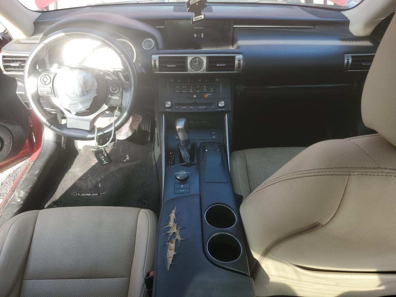 2015 Lexus Is 250 Red vin: JTHBF1D23F5079361