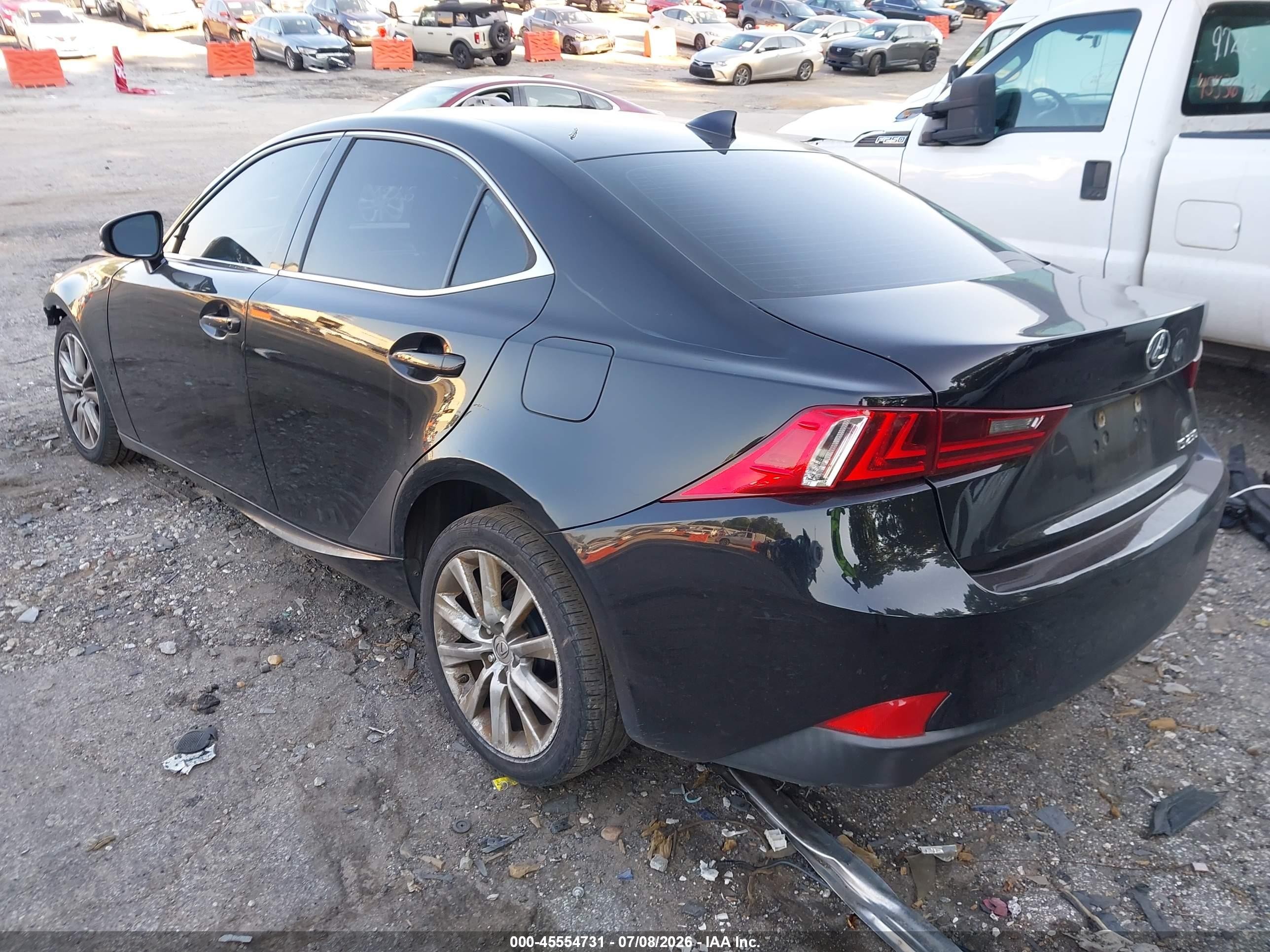 2015 Lexus Is 250   Black vin: JTHBF1D23F5081594