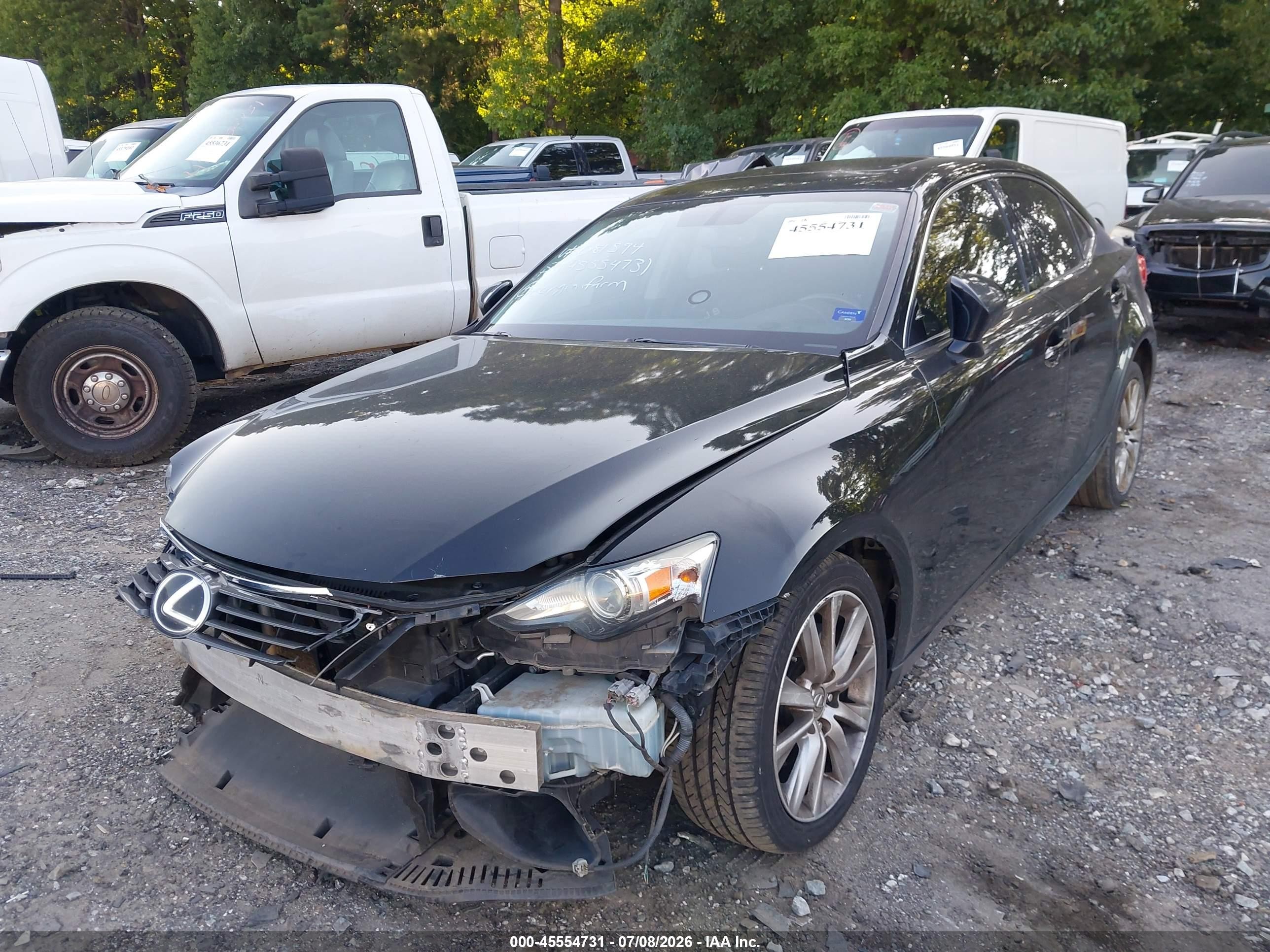 2015 Lexus Is 250   Black vin: JTHBF1D23F5081594