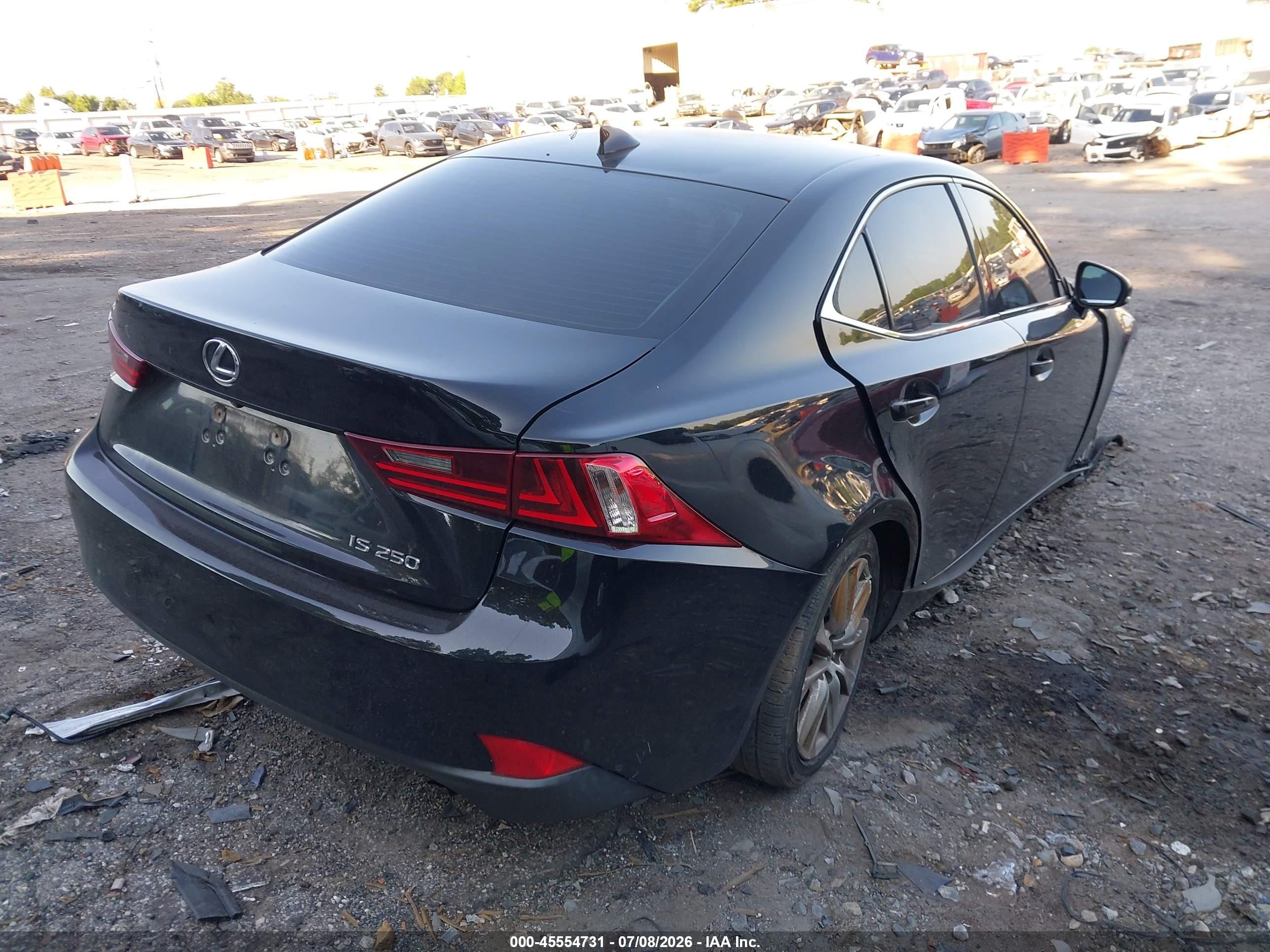 2015 Lexus Is 250   Black vin: JTHBF1D23F5081594