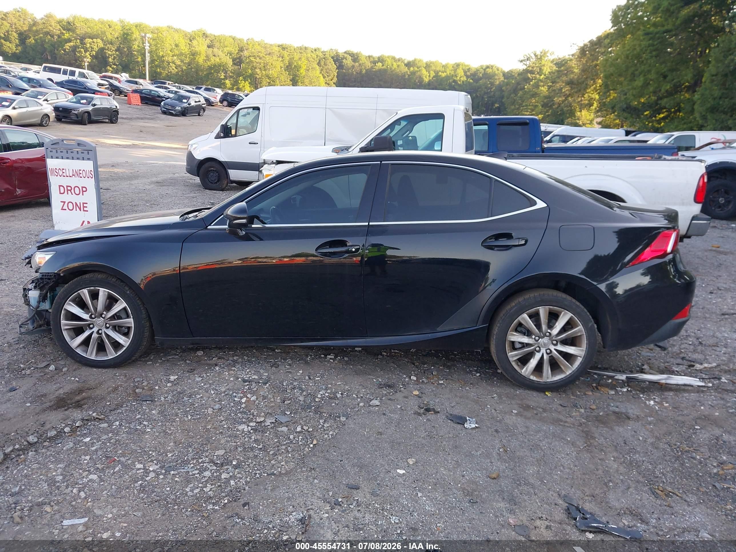 2015 Lexus Is 250   Black vin: JTHBF1D23F5081594