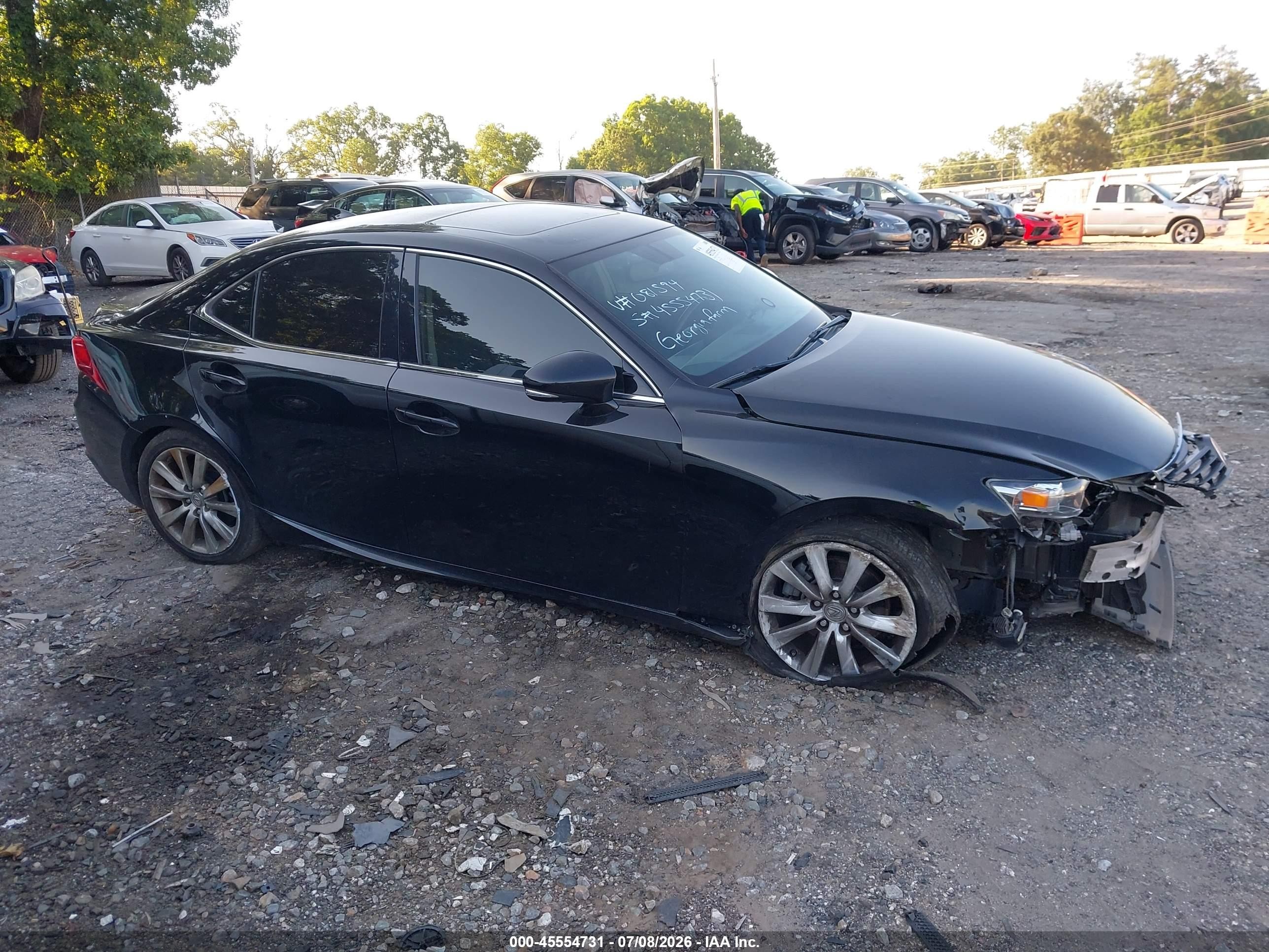 2015 Lexus Is 250   Black vin: JTHBF1D23F5081594