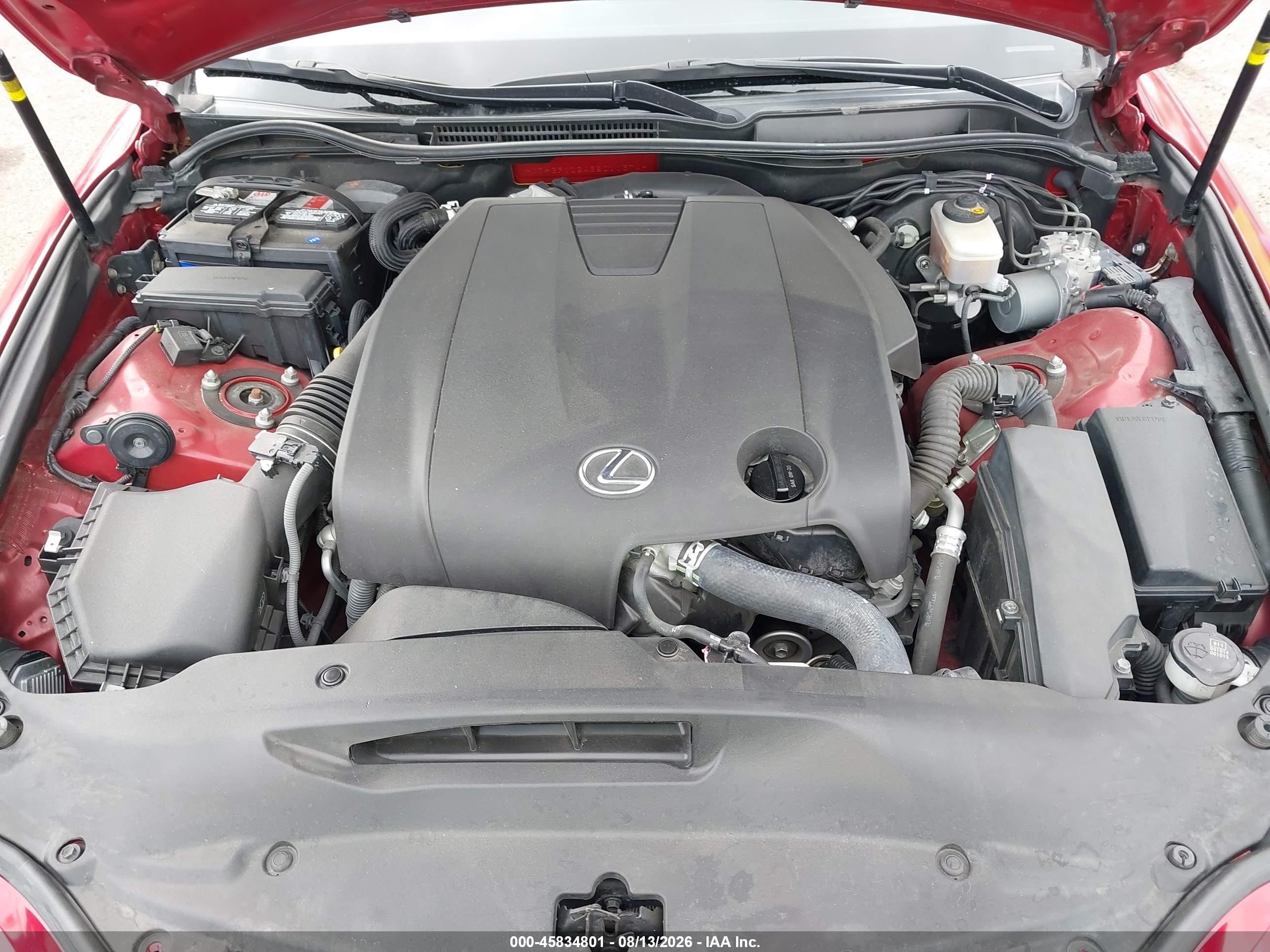 2014 Lexus Is 250   Red vin: JTHBF1D24E5011374