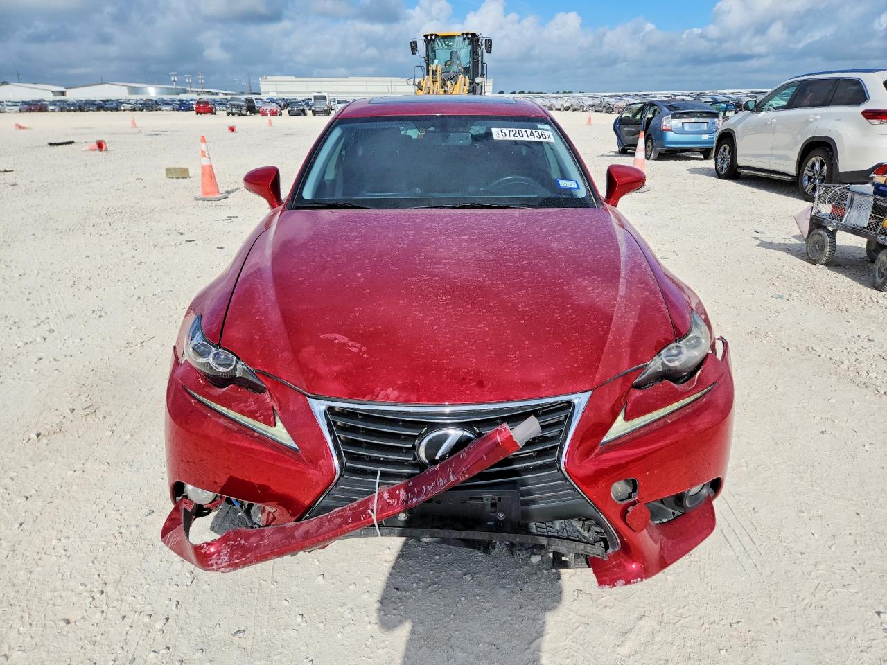2014 Lexus Is 250 Red vin: JTHBF1D24E5025243