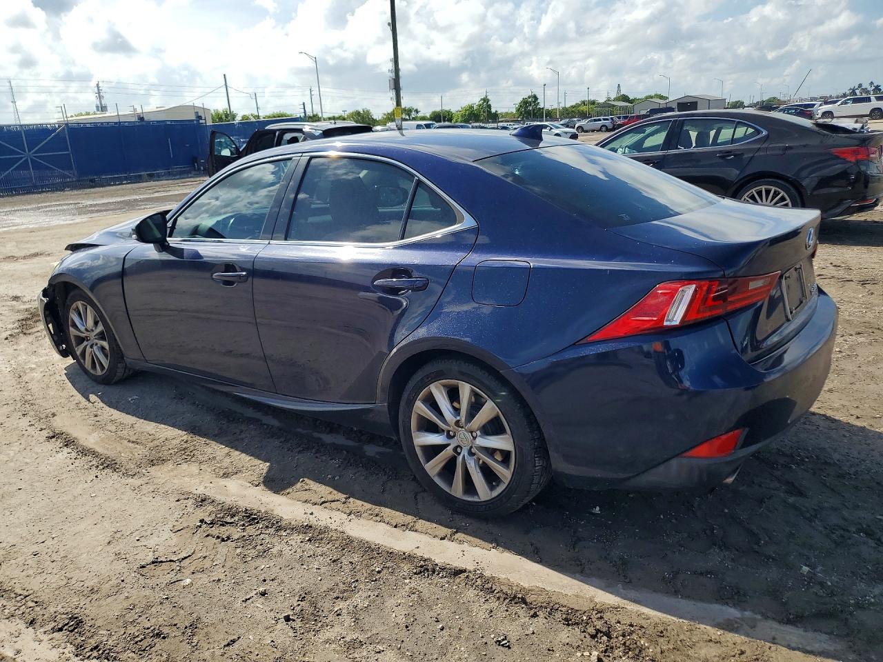 2014 Lexus Is 250 Blue vin: JTHBF1D24E5028398