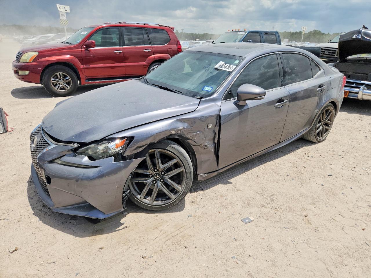 2014 Lexus Is 250 Gray vin: JTHBF1D24E5028756