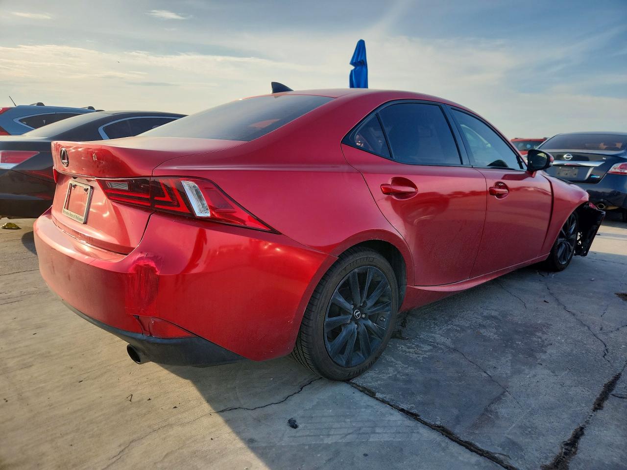 2014 Lexus Is 250 Red vin: JTHBF1D24E5034833