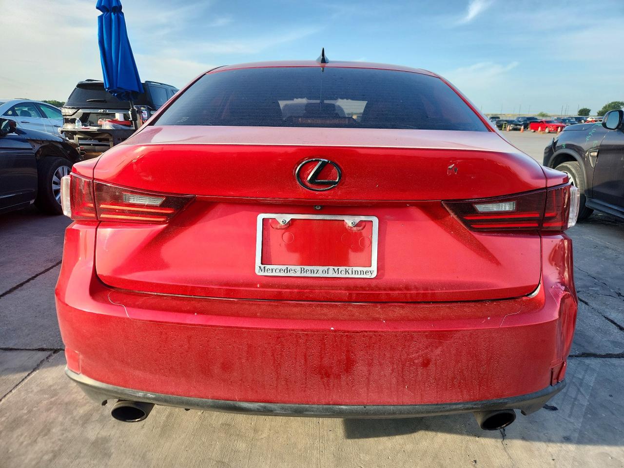 2014 Lexus Is 250 Red vin: JTHBF1D24E5034833