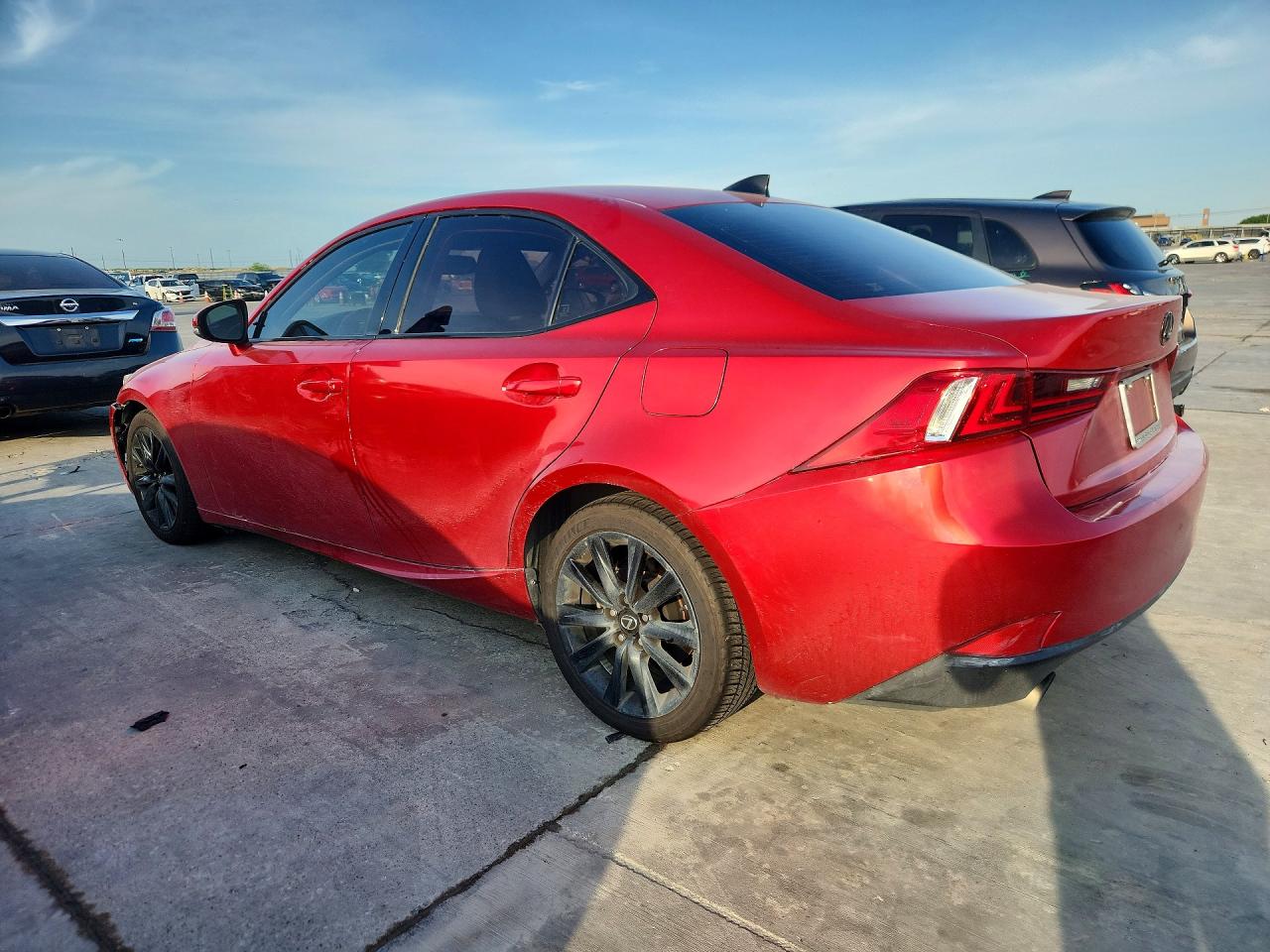 2014 Lexus Is 250 Red vin: JTHBF1D24E5034833