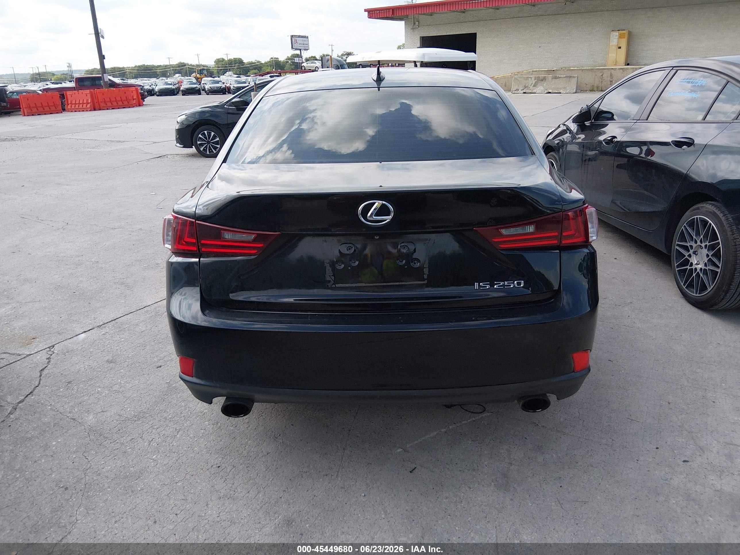2014 Lexus Is 250   Black vin: JTHBF1D24E5038204
