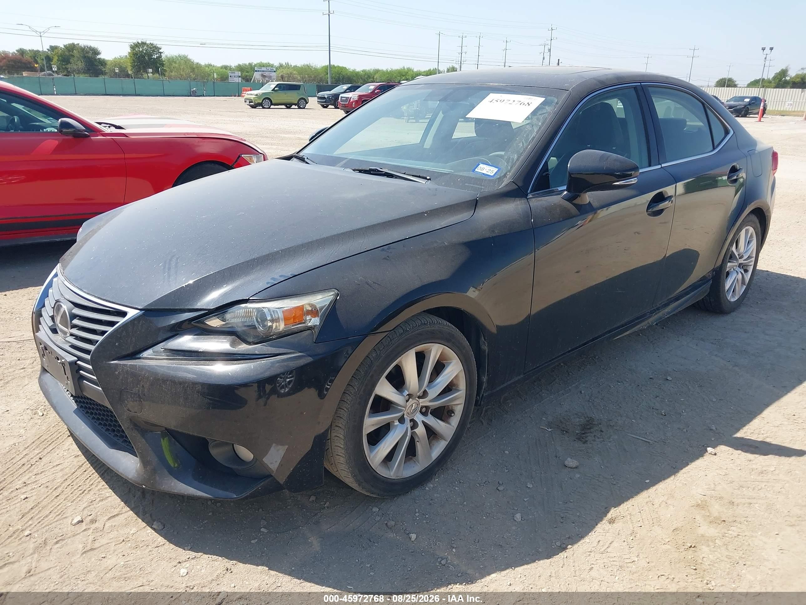 2014 Lexus Is 250   Черный vin: JTHBF1D24E5039742