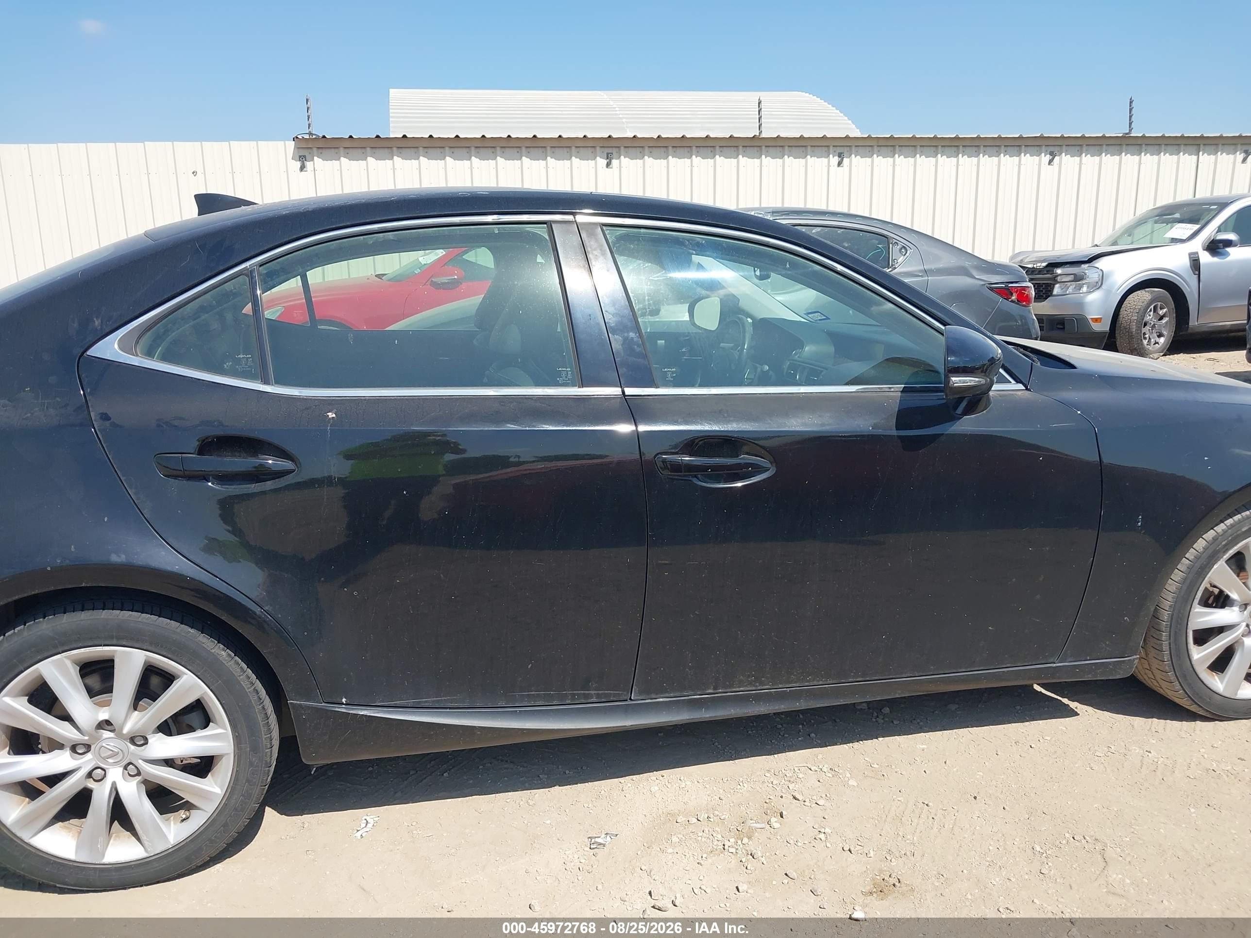 2014 Lexus Is 250   Черный vin: JTHBF1D24E5039742