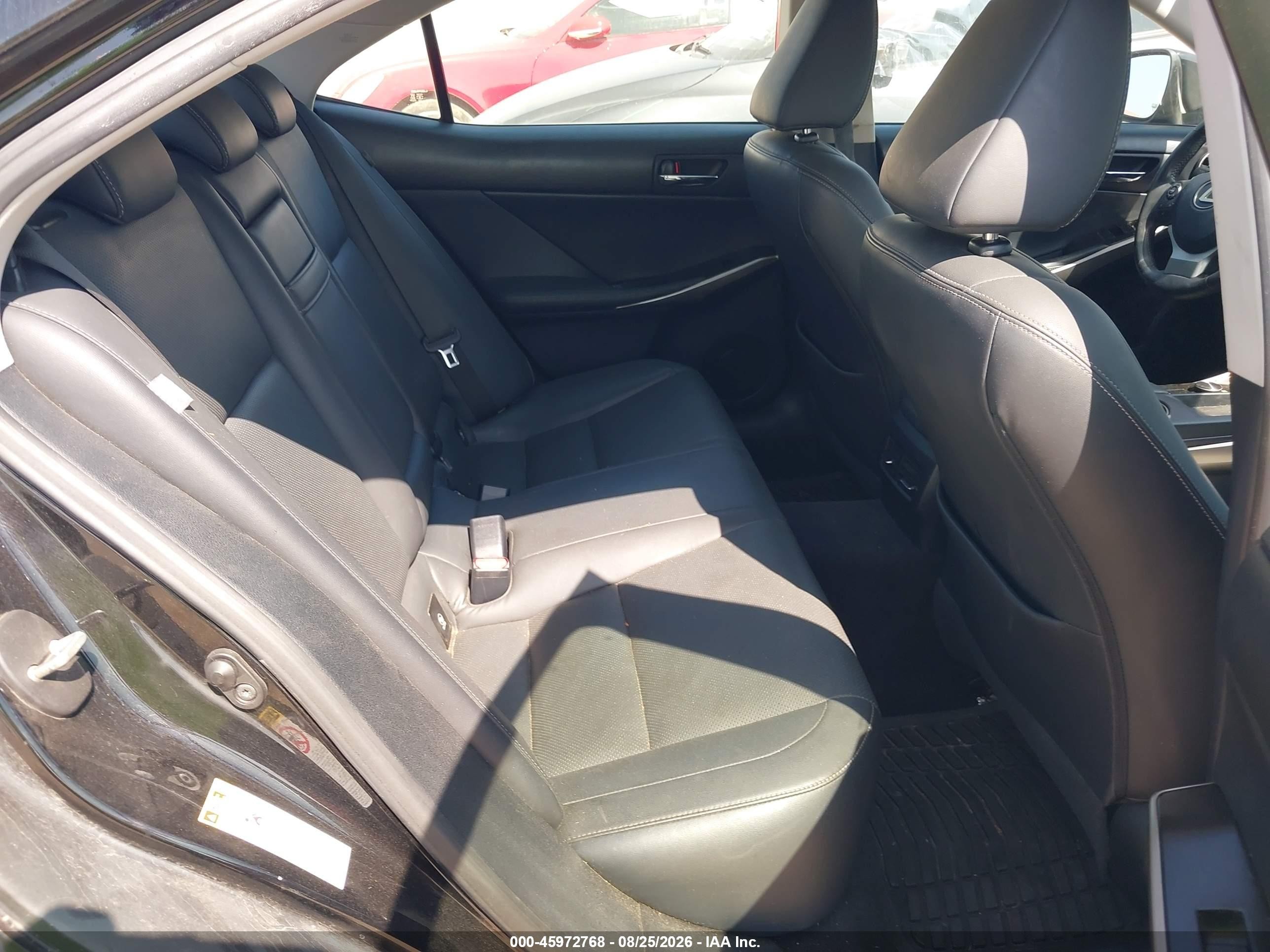 2014 Lexus Is 250   Черный vin: JTHBF1D24E5039742