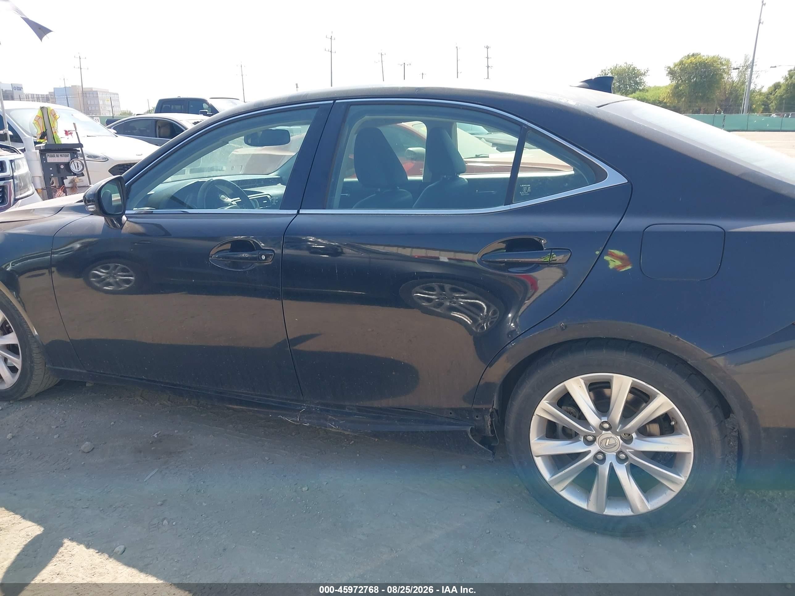 2014 Lexus Is 250   Черный vin: JTHBF1D24E5039742
