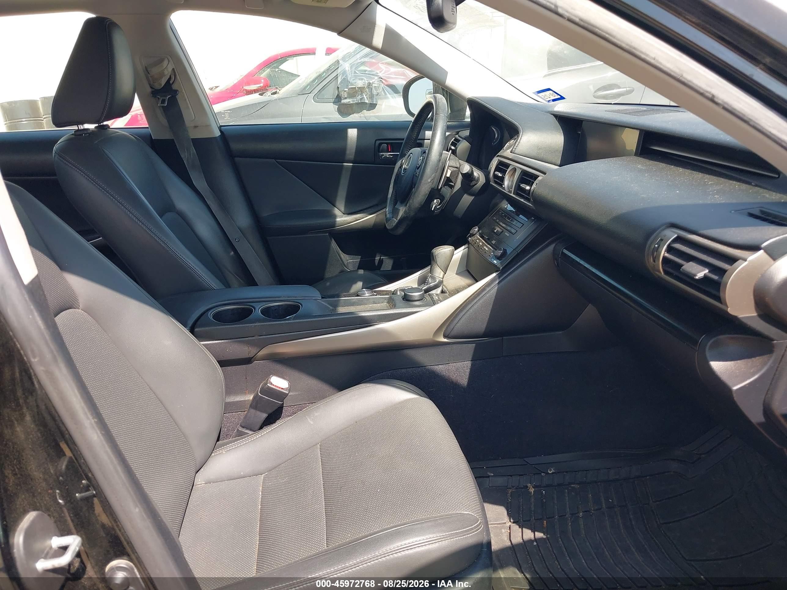 2014 Lexus Is 250   Черный vin: JTHBF1D24E5039742