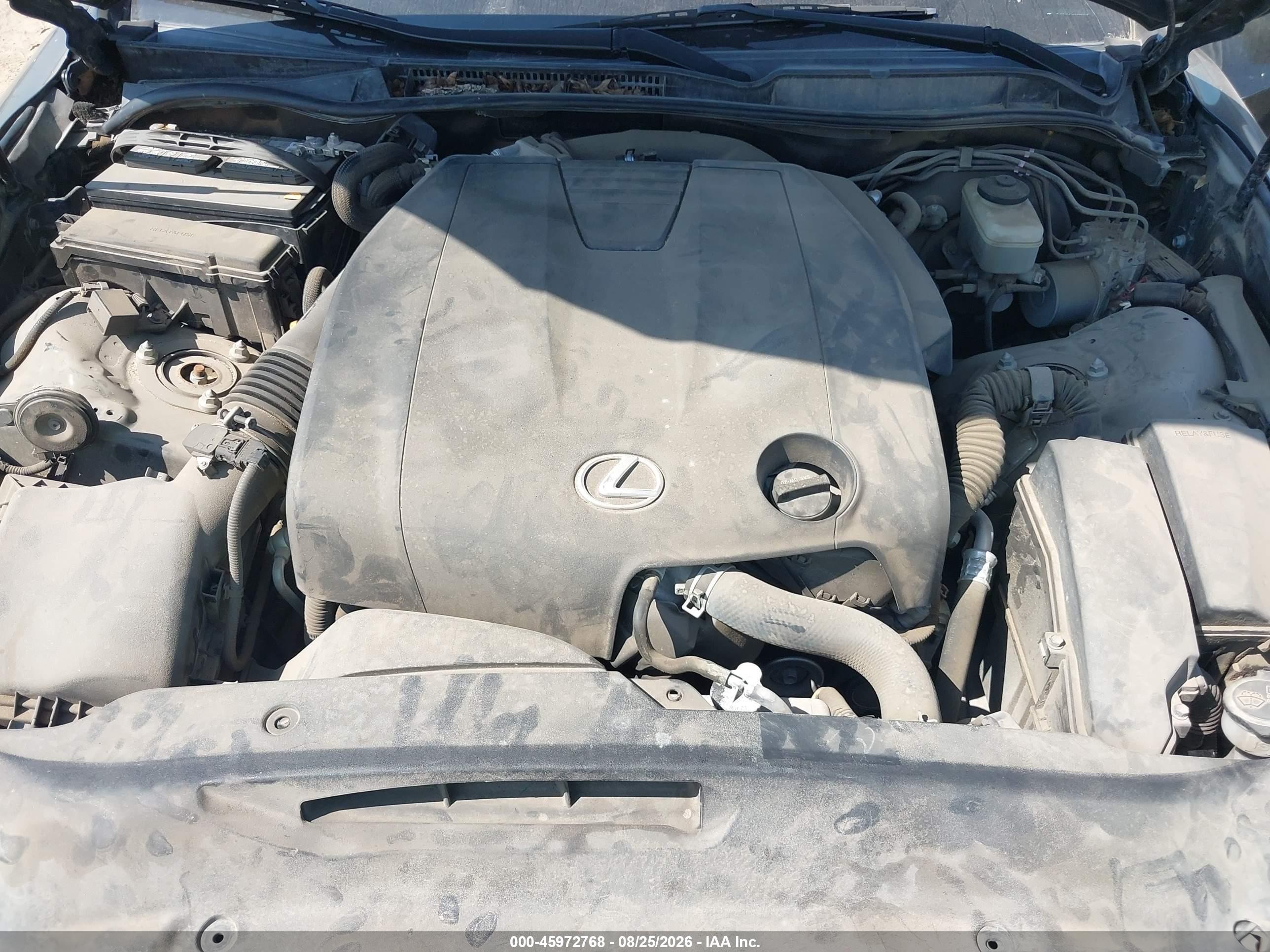 2014 Lexus Is 250   Черный vin: JTHBF1D24E5039742