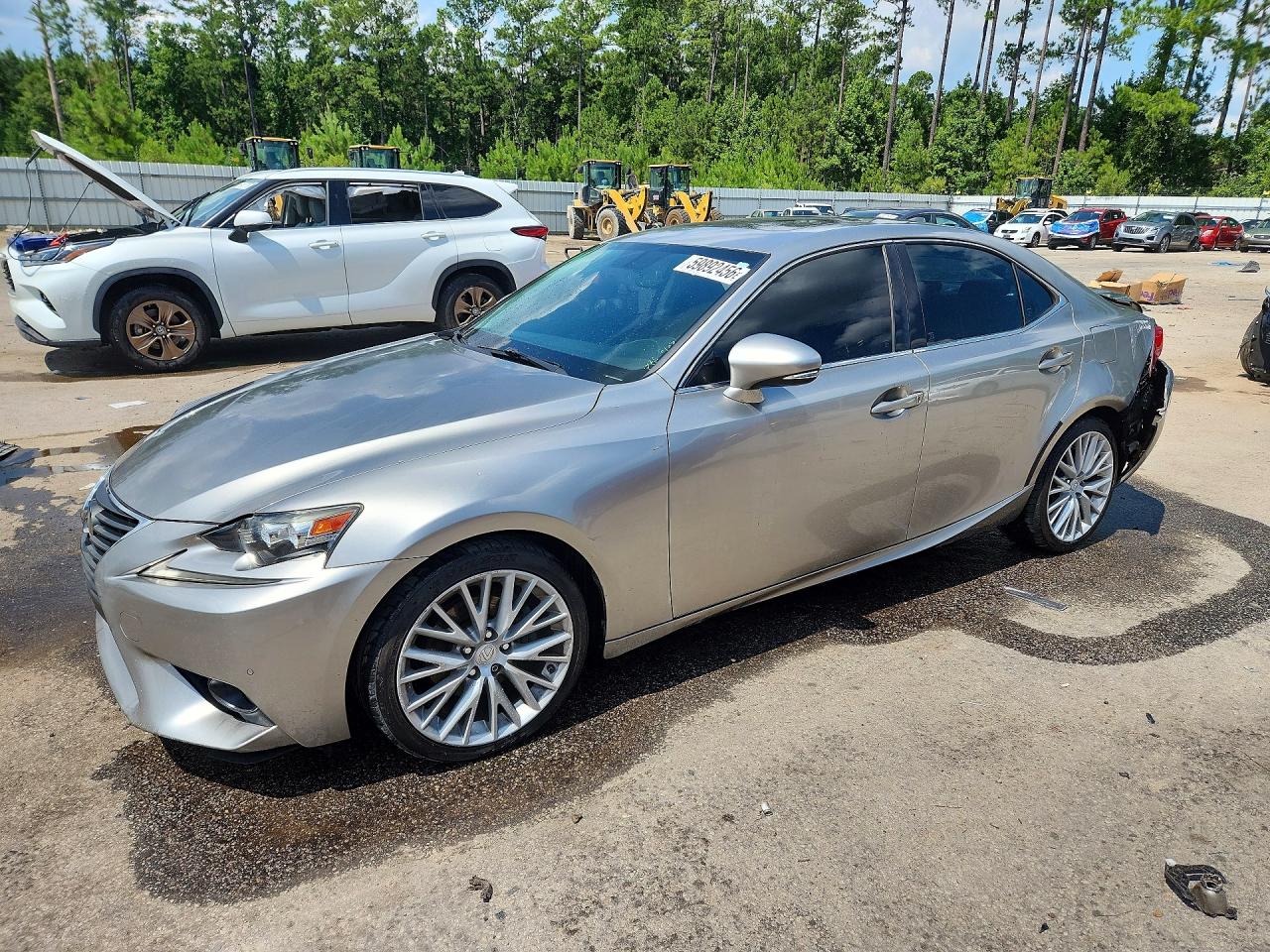 2014 Lexus Is 250 Серебряный vin: JTHBF1D24E5043340