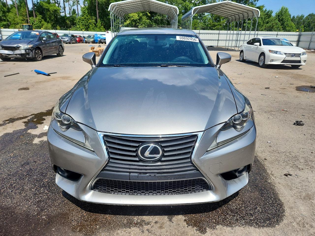 2014 Lexus Is 250 Серебряный vin: JTHBF1D24E5043340