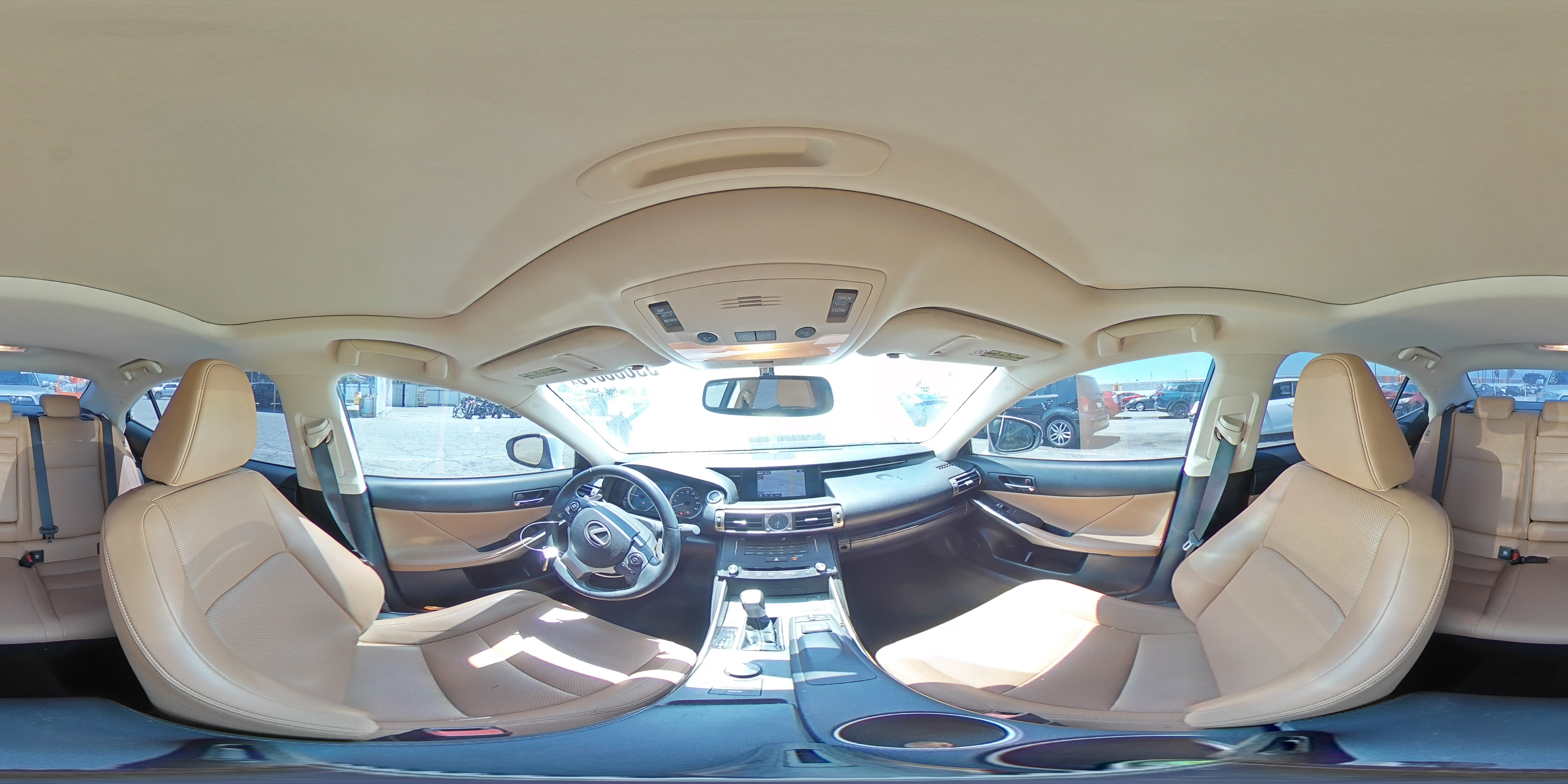 2015 Lexus Is 250 Белый vin: JTHBF1D24F5045834