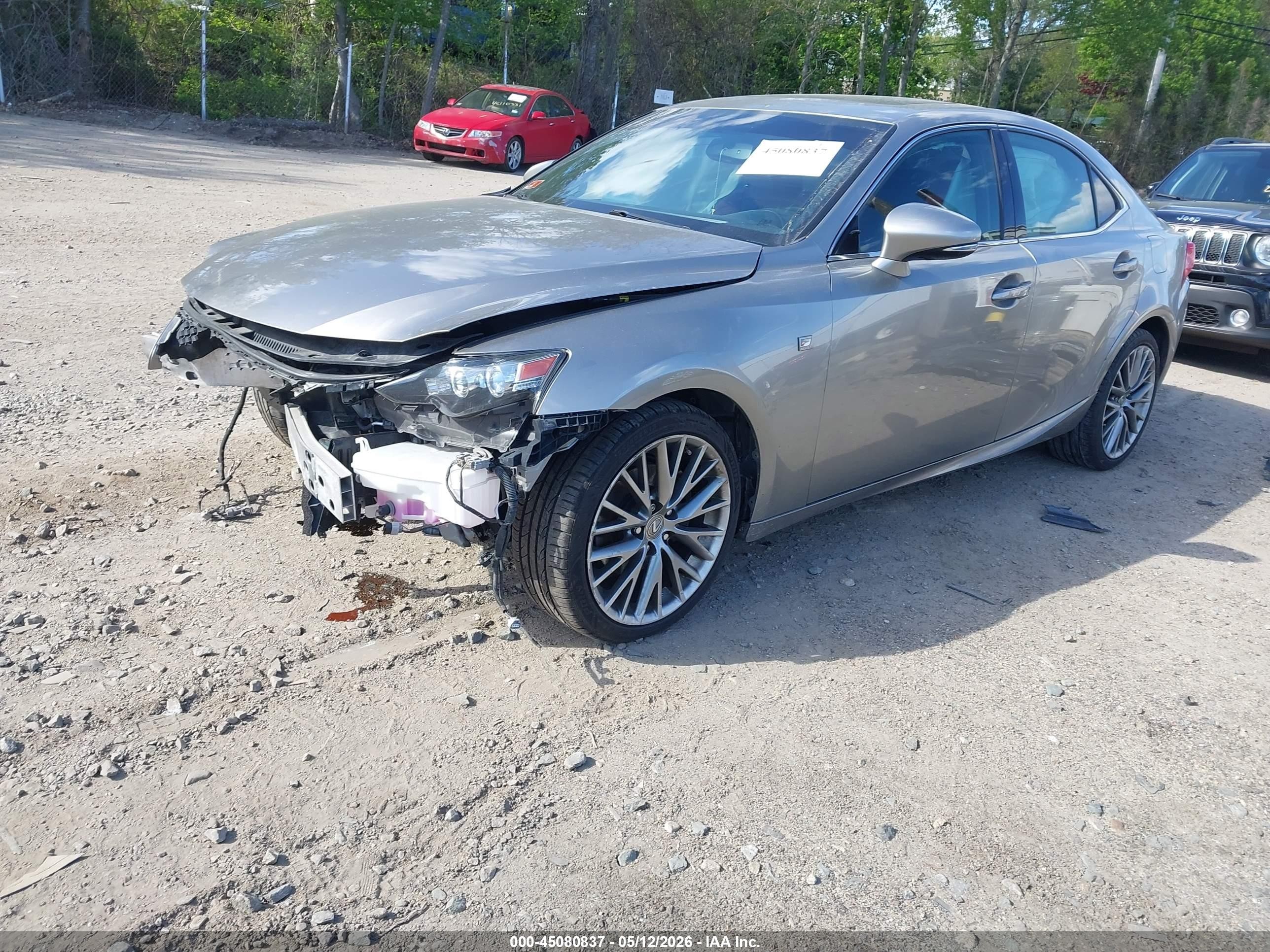 2015 Lexus Is 250   Silver vin: JTHBF1D24F5046255