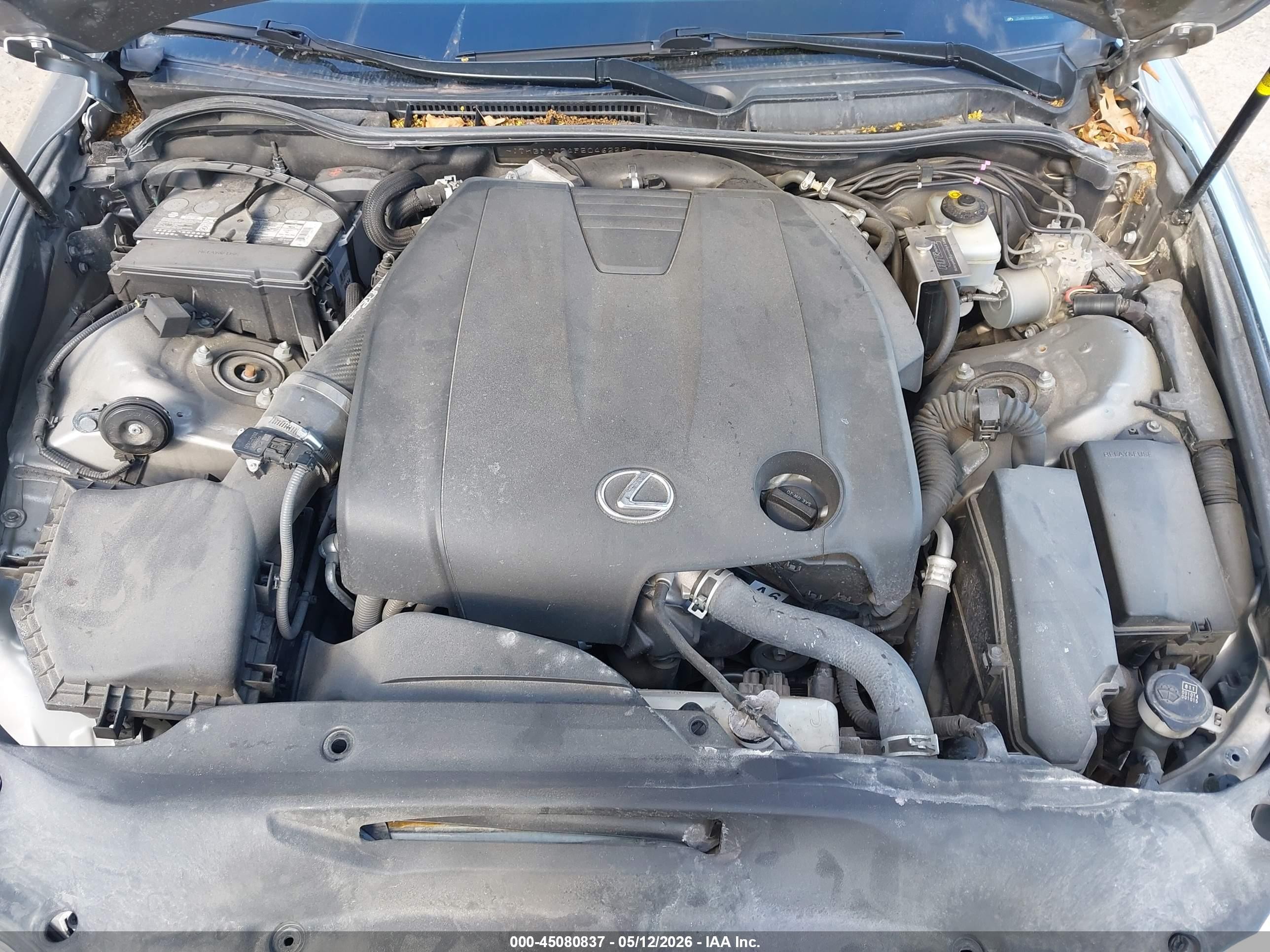 2015 Lexus Is 250   Silver vin: JTHBF1D24F5046255